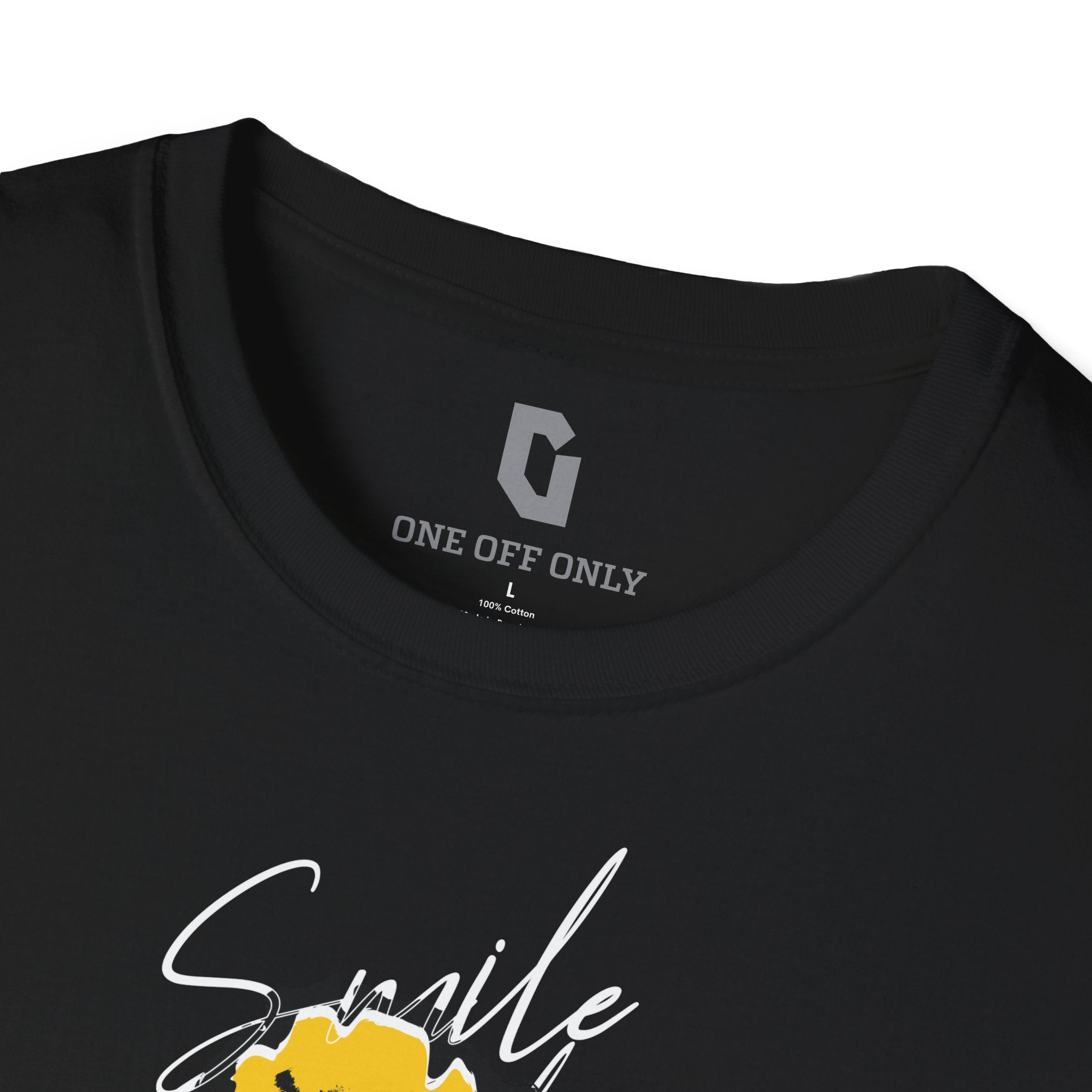 High-quality unisex tee featuring soft, pre-shrunk cotton and a minimalist print
