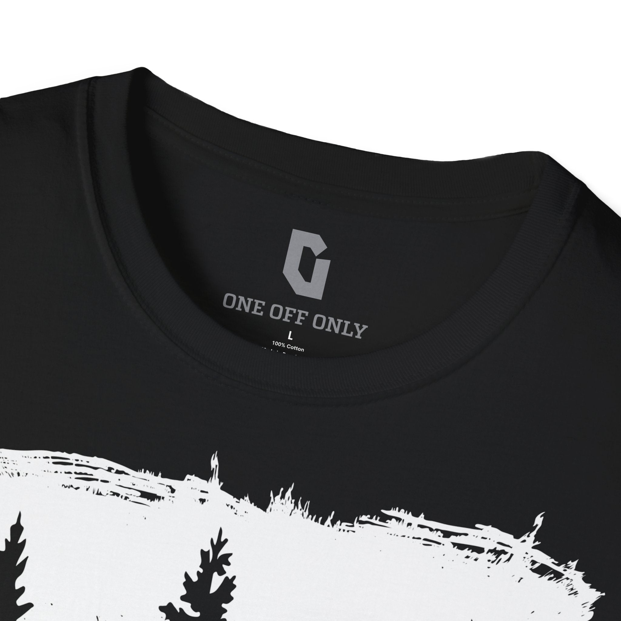 High-quality unisex tee featuring soft, pre-shrunk cotton and a minimalist print