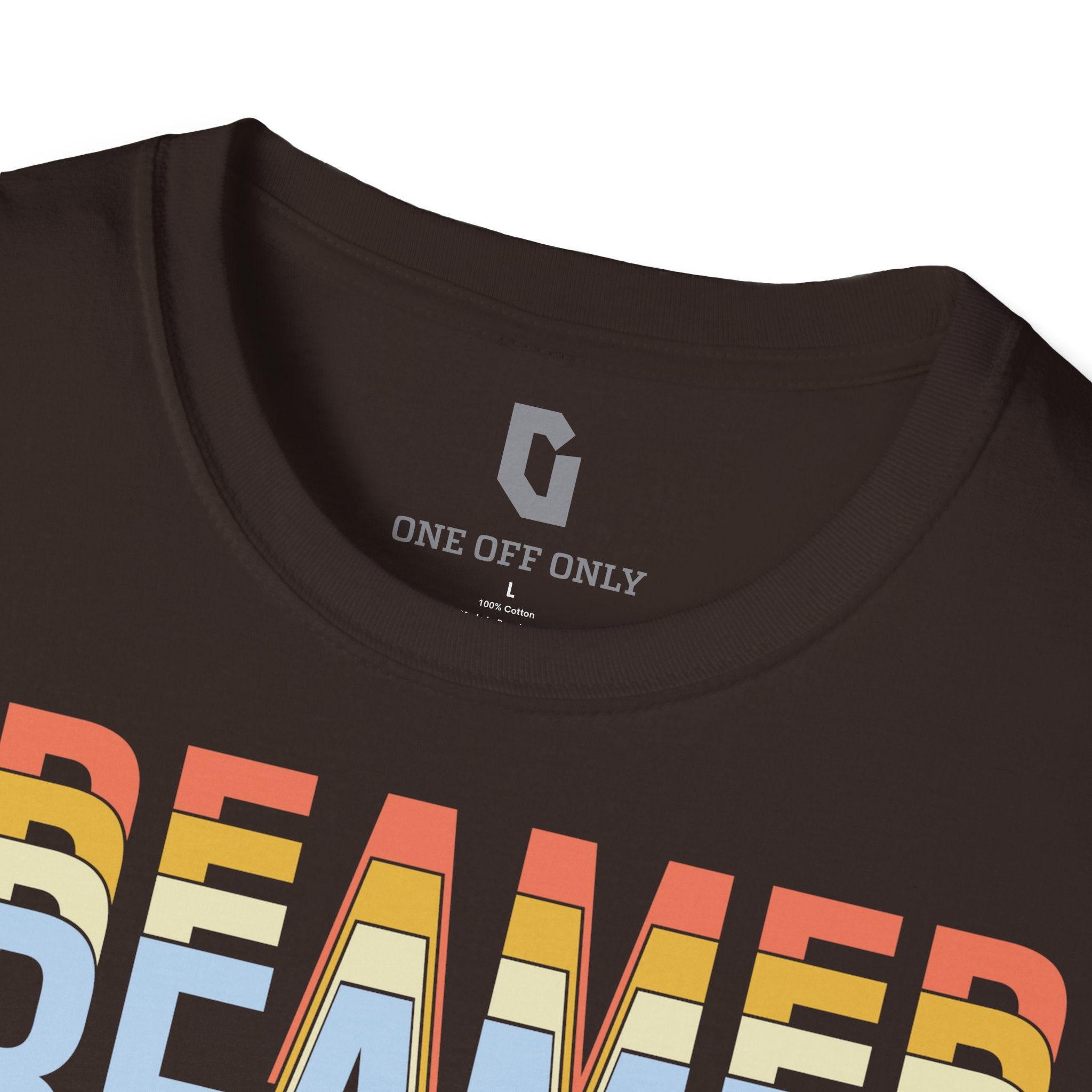 High-quality unisex tee featuring soft, pre-shrunk cotton and a minimalist print