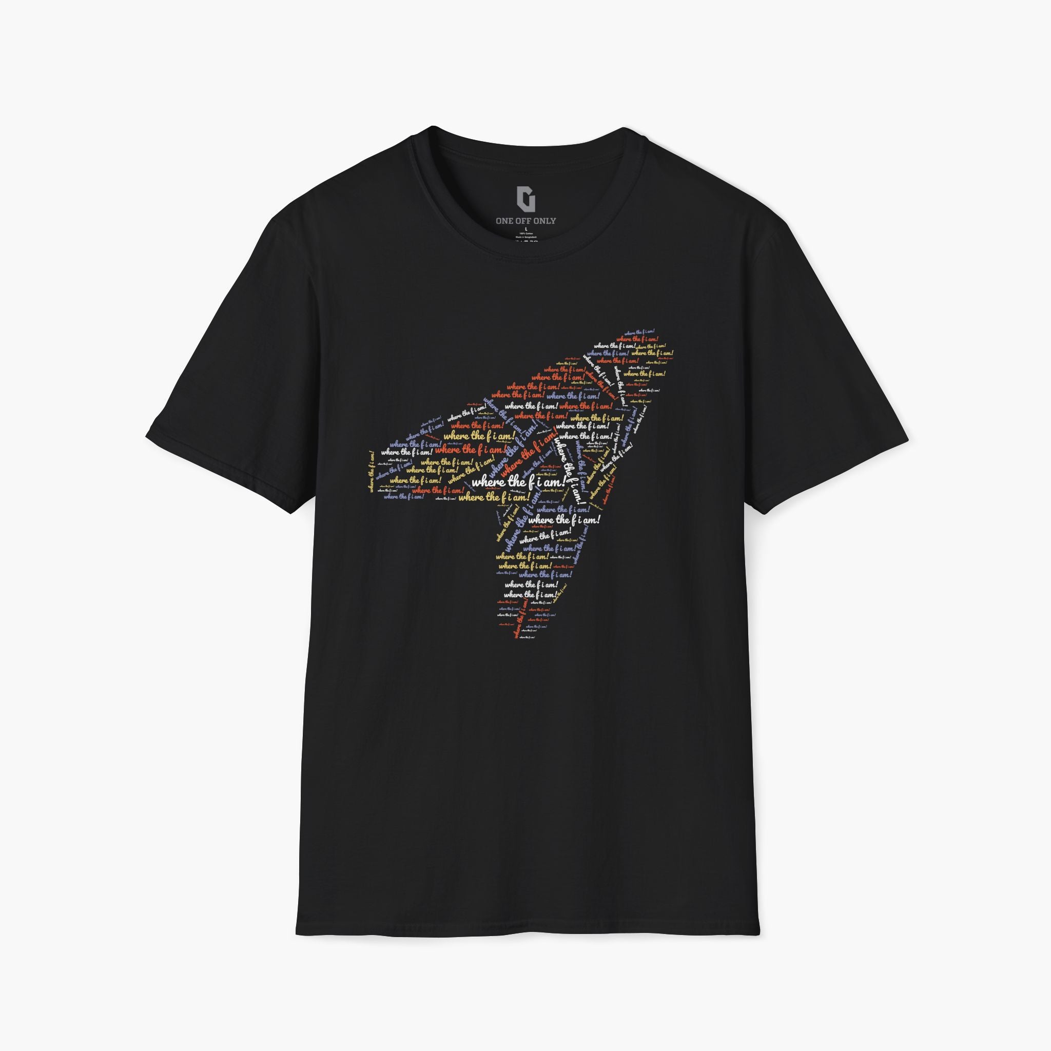 High-quality unisex tee featuring soft, pre-shrunk cotton and a minimalist print
