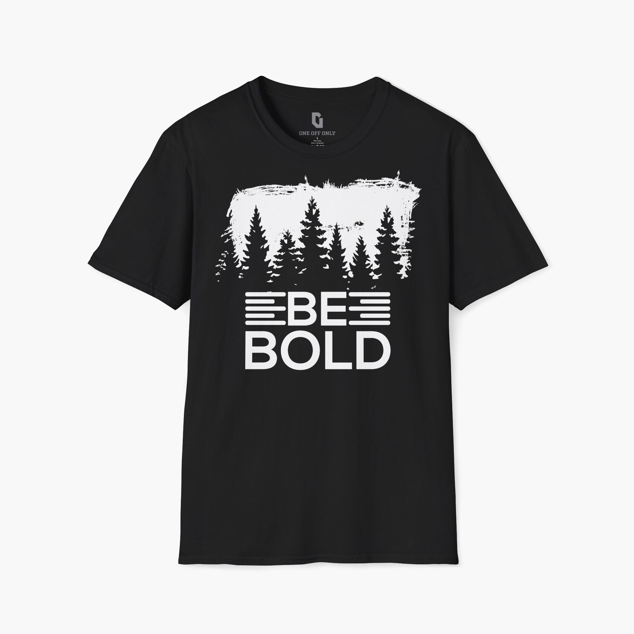 High-quality unisex tee featuring soft, pre-shrunk cotton and a minimalist print