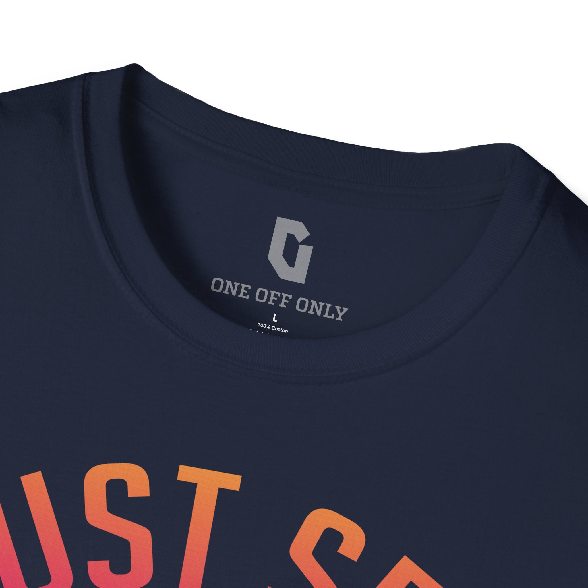 High-quality unisex tee featuring soft, pre-shrunk cotton and a minimalist print