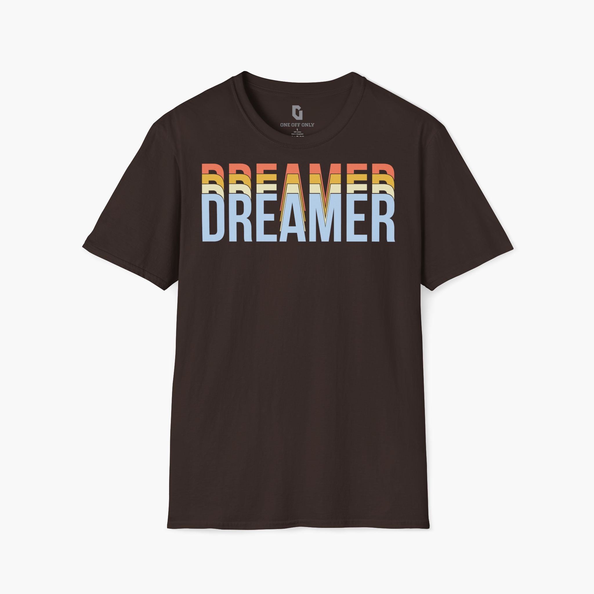 High-quality unisex tee featuring soft, pre-shrunk cotton and a minimalist print