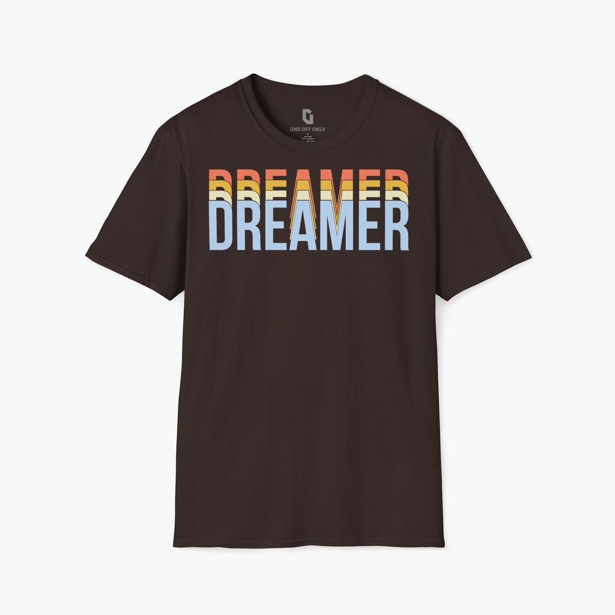 High-quality unisex tee featuring soft, pre-shrunk cotton and a minimalist print