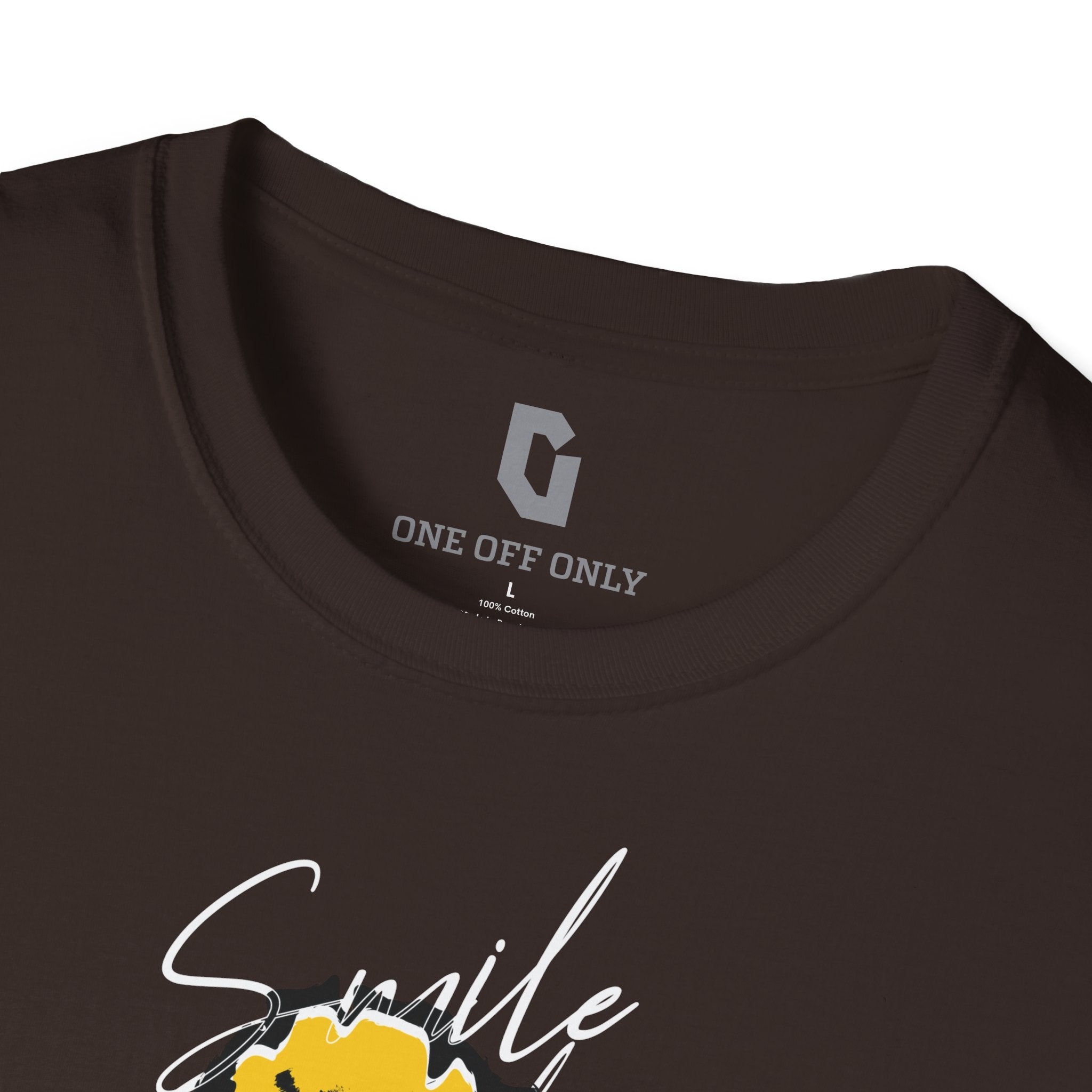 High-quality unisex tee featuring soft, pre-shrunk cotton and a minimalist print