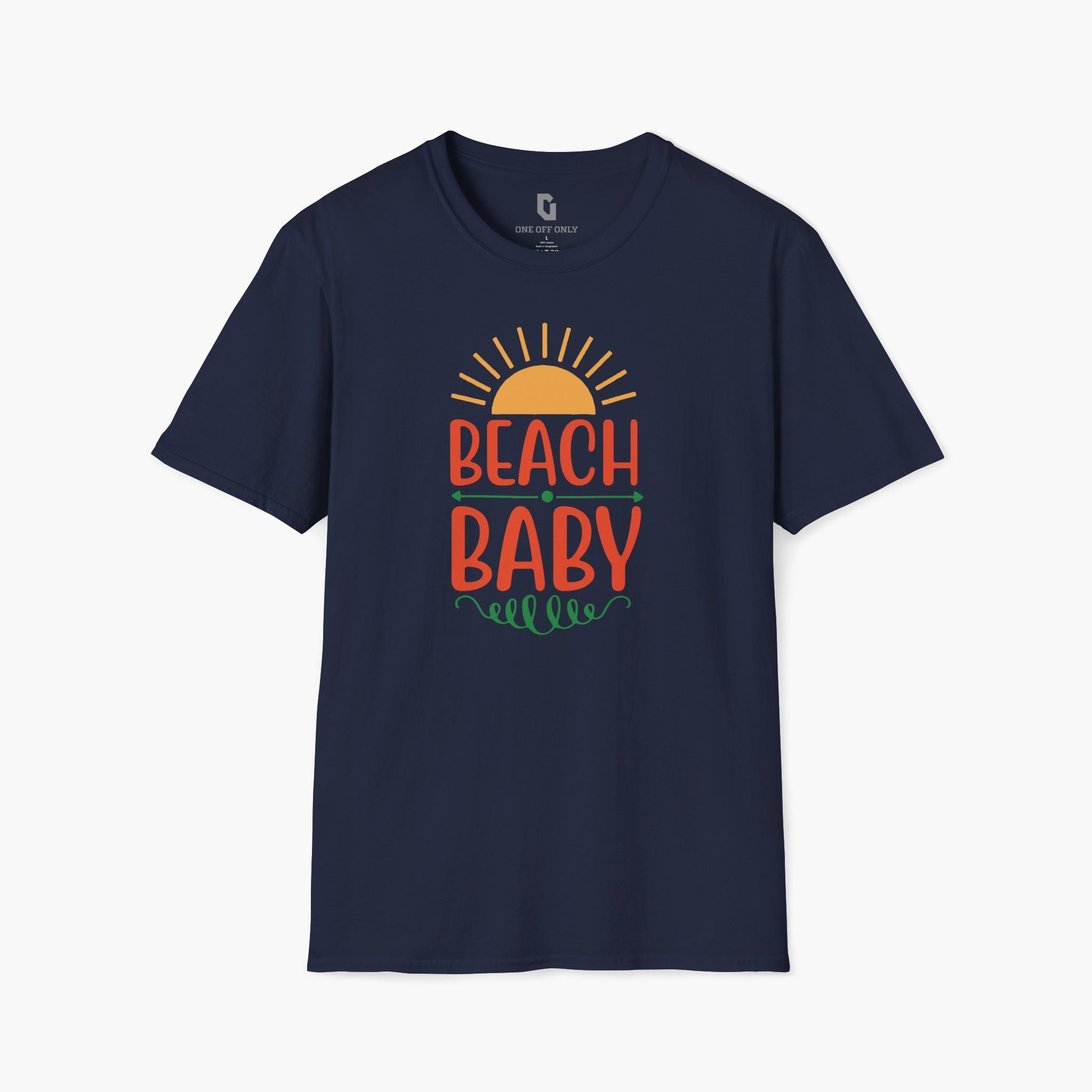 High-quality unisex tee featuring soft, pre-shrunk cotton and a minimalist print