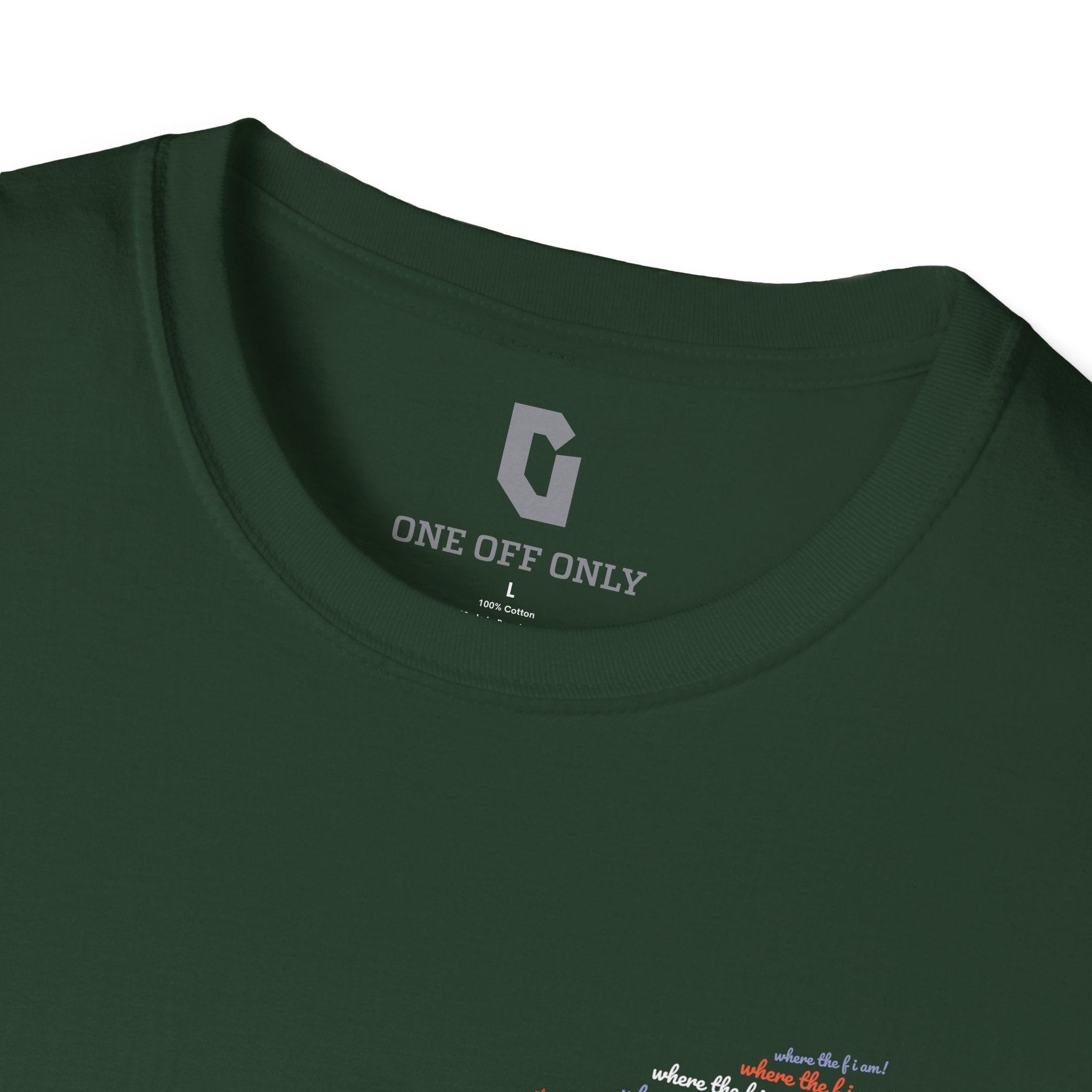 High-quality unisex tee featuring soft, pre-shrunk cotton and a minimalist print