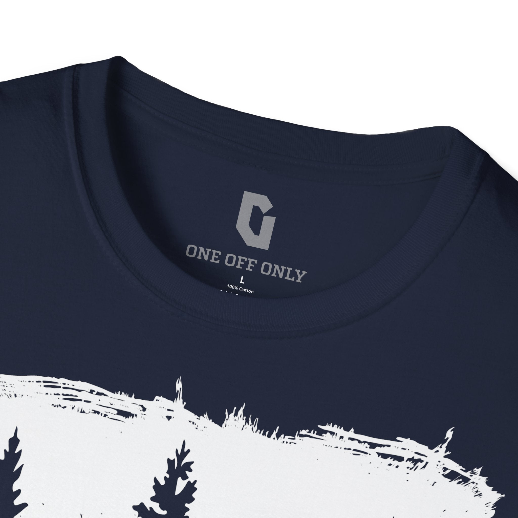 High-quality unisex tee featuring soft, pre-shrunk cotton and a minimalist print