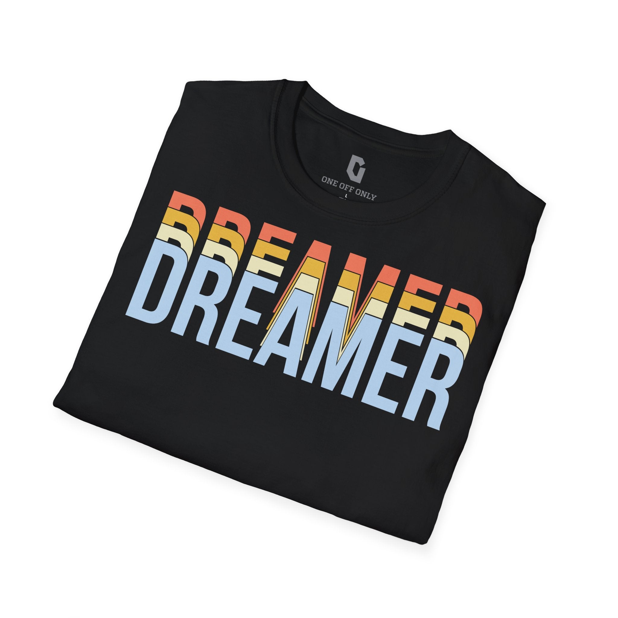 High-quality unisex tee featuring soft, pre-shrunk cotton and a minimalist print