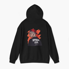 Unisex pullover hoodie made from soft, heavyweight cotton blend with a relaxed fit and clean graphic design