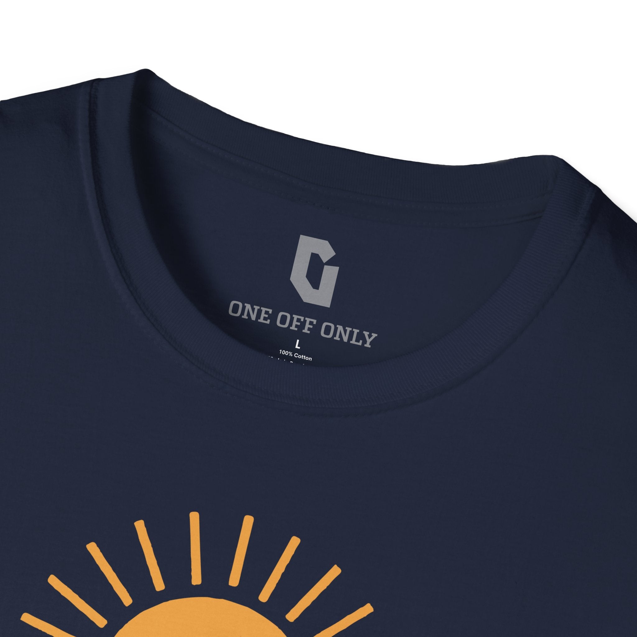 High-quality unisex tee featuring soft, pre-shrunk cotton and a minimalist print