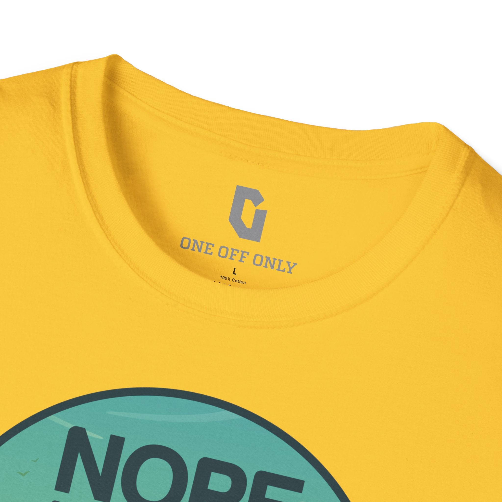 High-quality unisex tee featuring soft, pre-shrunk cotton and a minimalist print
