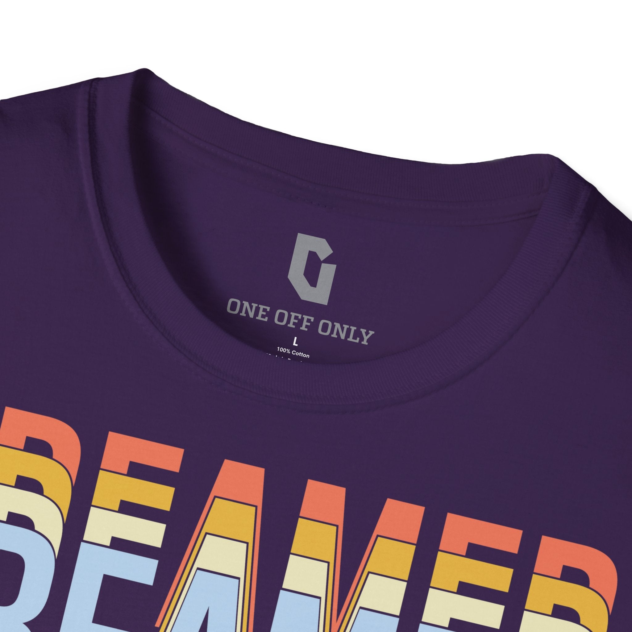 High-quality unisex tee featuring soft, pre-shrunk cotton and a minimalist print