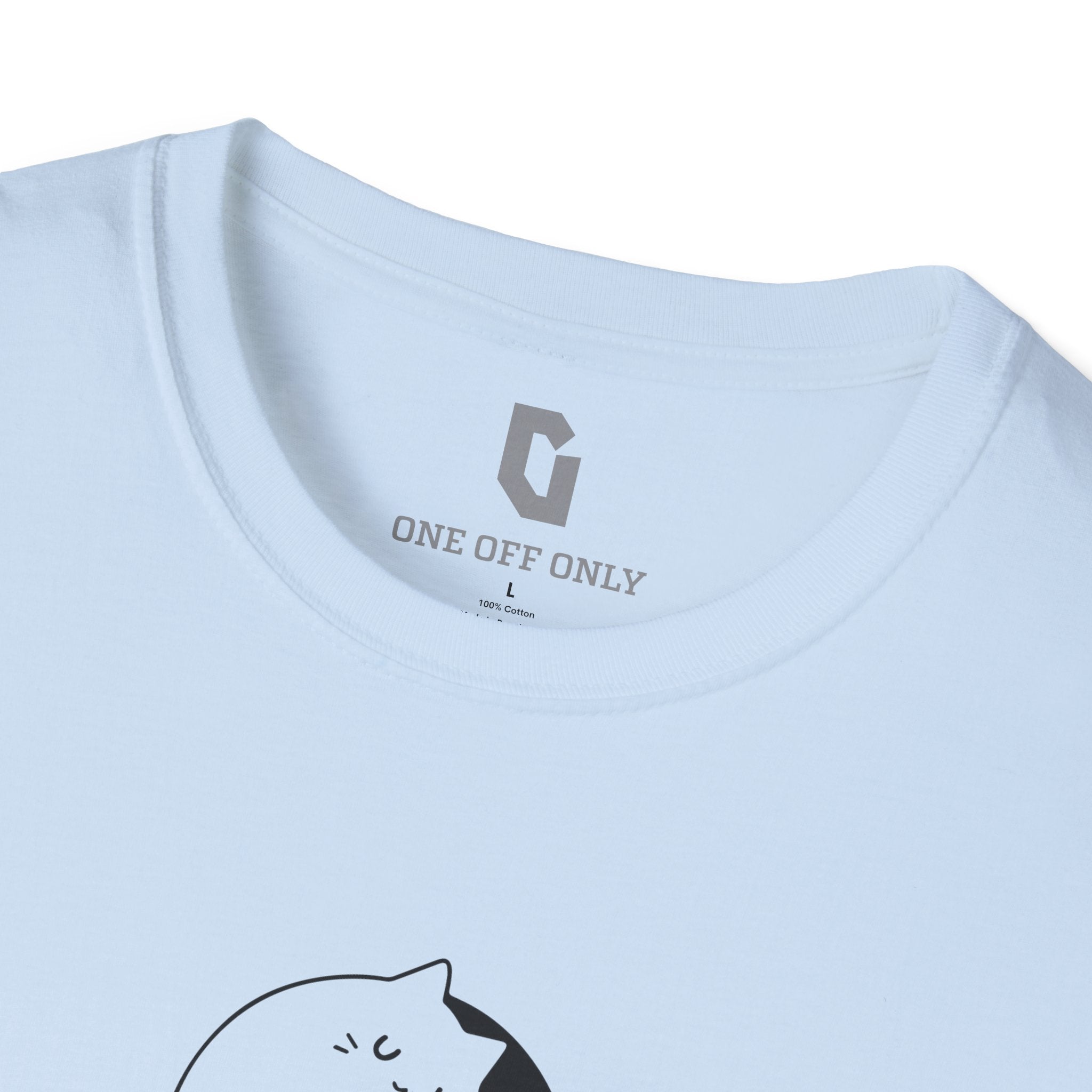 High-quality unisex tee featuring soft, pre-shrunk cotton and a minimalist print
