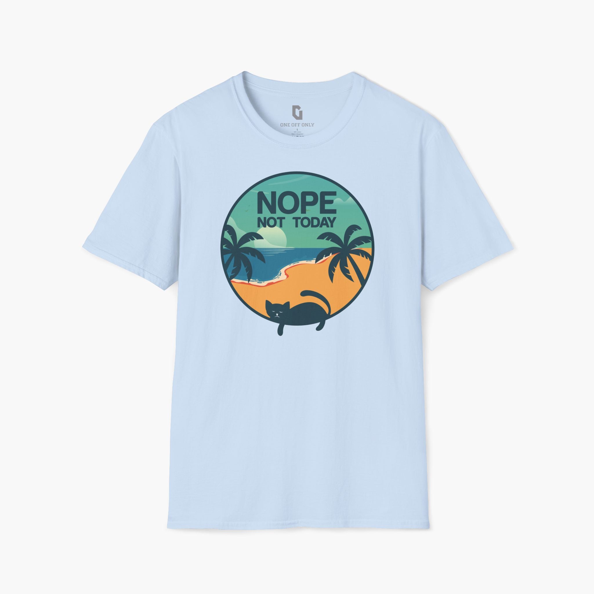 High-quality unisex tee featuring soft, pre-shrunk cotton and a minimalist print