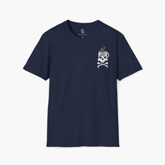 High-quality unisex tee featuring soft, pre-shrunk cotton and a minimalist print