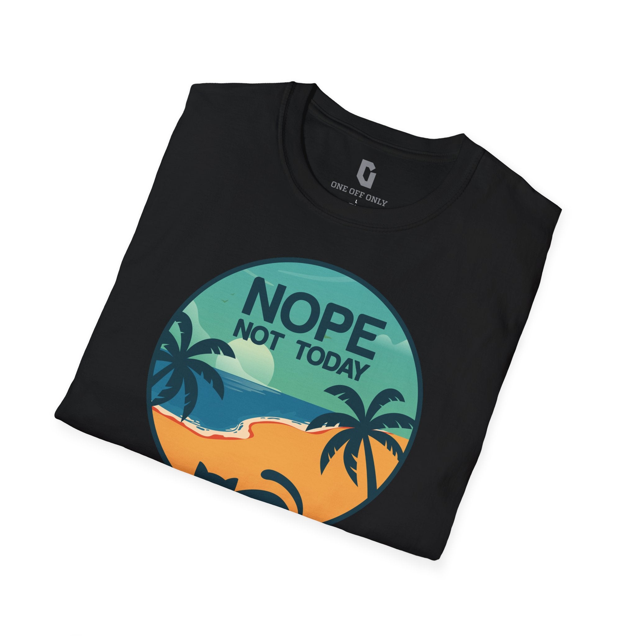 High-quality unisex tee featuring soft, pre-shrunk cotton and a minimalist print
