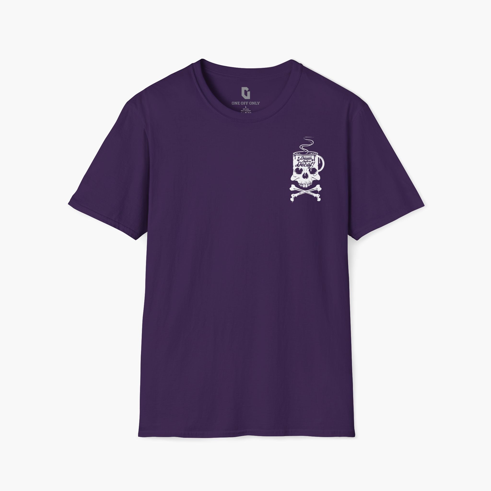 High-quality unisex tee featuring soft, pre-shrunk cotton and a minimalist print