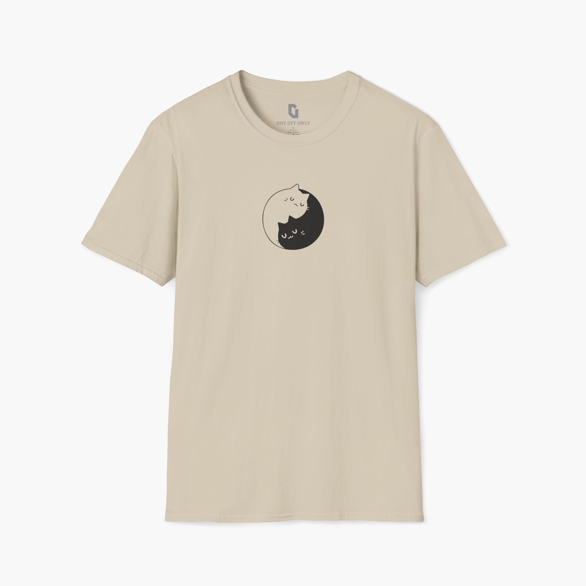 High-quality unisex tee featuring soft, pre-shrunk cotton and a minimalist print