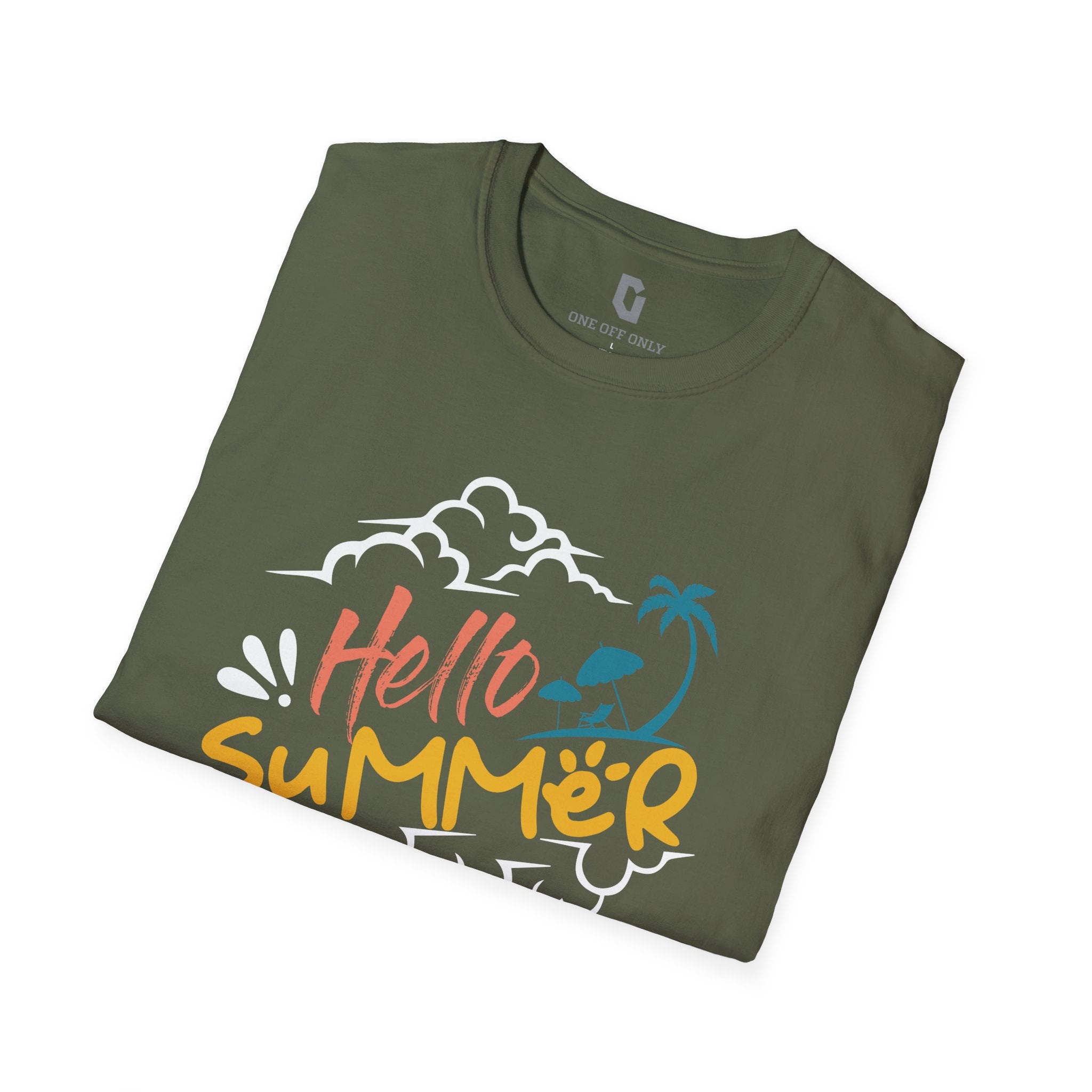 High-quality unisex tee featuring soft, pre-shrunk cotton and a minimalist print