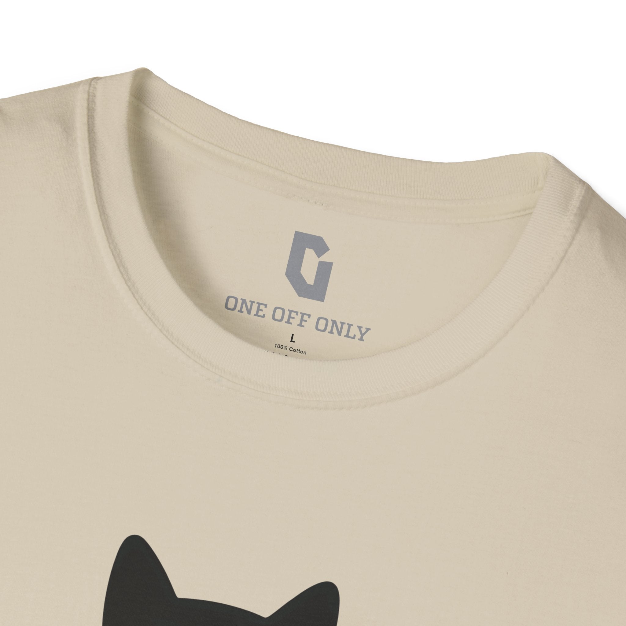 High-quality unisex tee featuring soft, pre-shrunk cotton and a minimalist print
