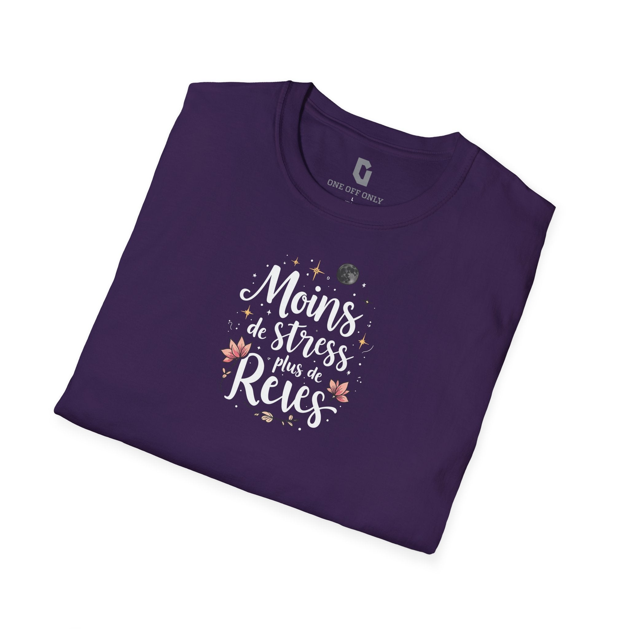 High-quality unisex tee featuring soft, pre-shrunk cotton and a minimalist print