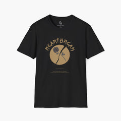 High-quality unisex tee featuring soft, pre-shrunk cotton and a minimalist print