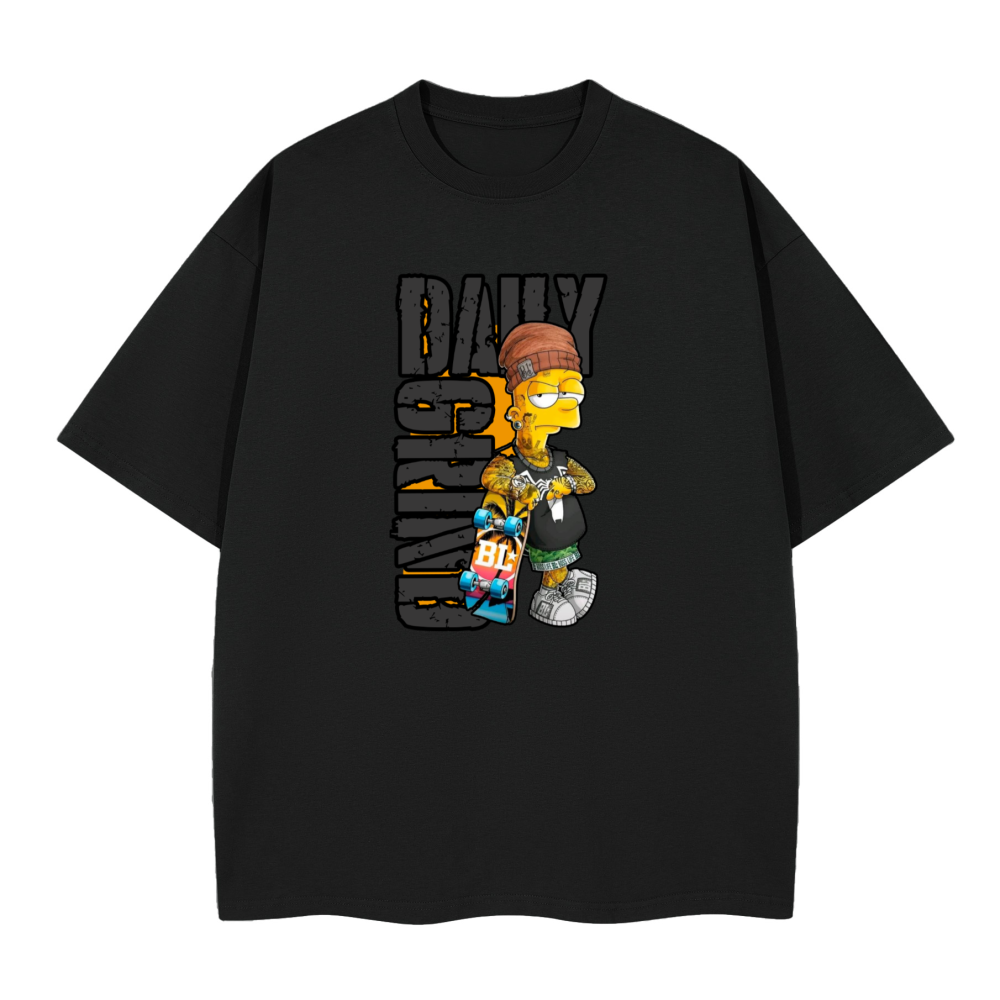 Skater Hustle Tee Unisex Boxy T-shirt