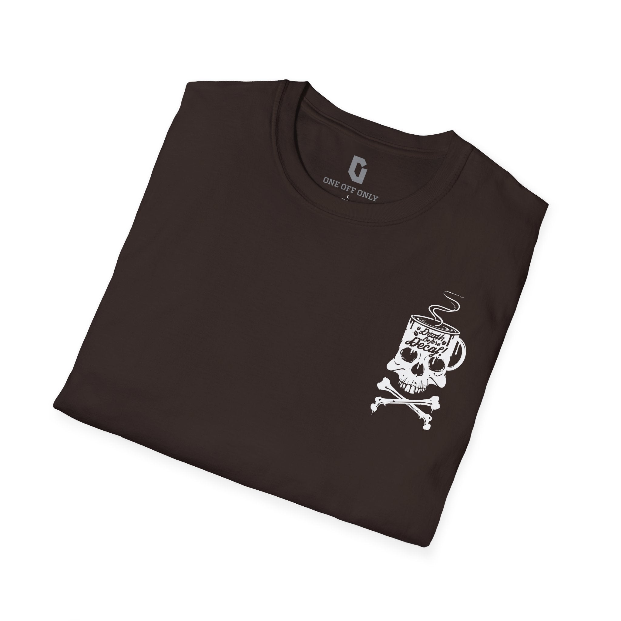 High-quality unisex tee featuring soft, pre-shrunk cotton and a minimalist print
