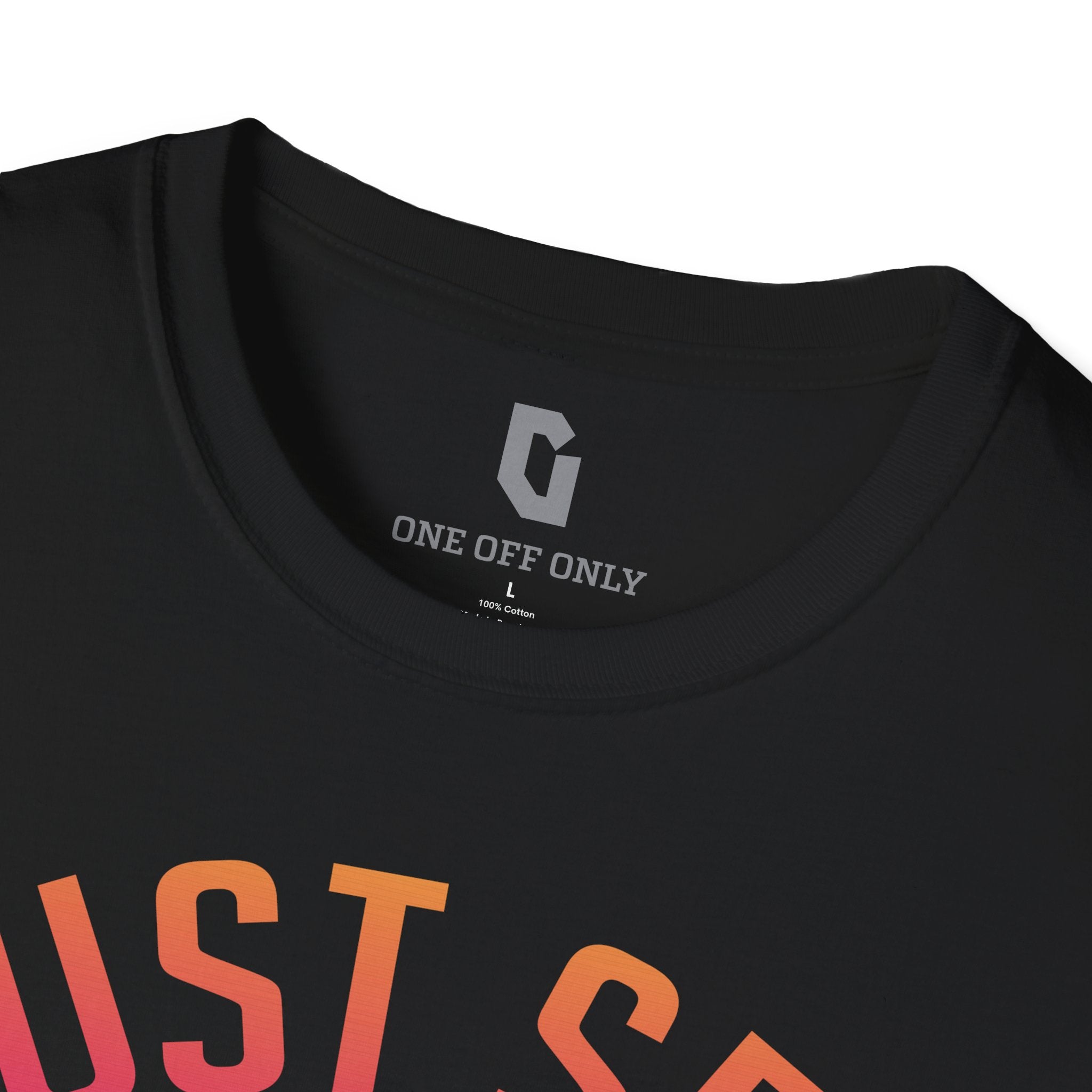 High-quality unisex tee featuring soft, pre-shrunk cotton and a minimalist print