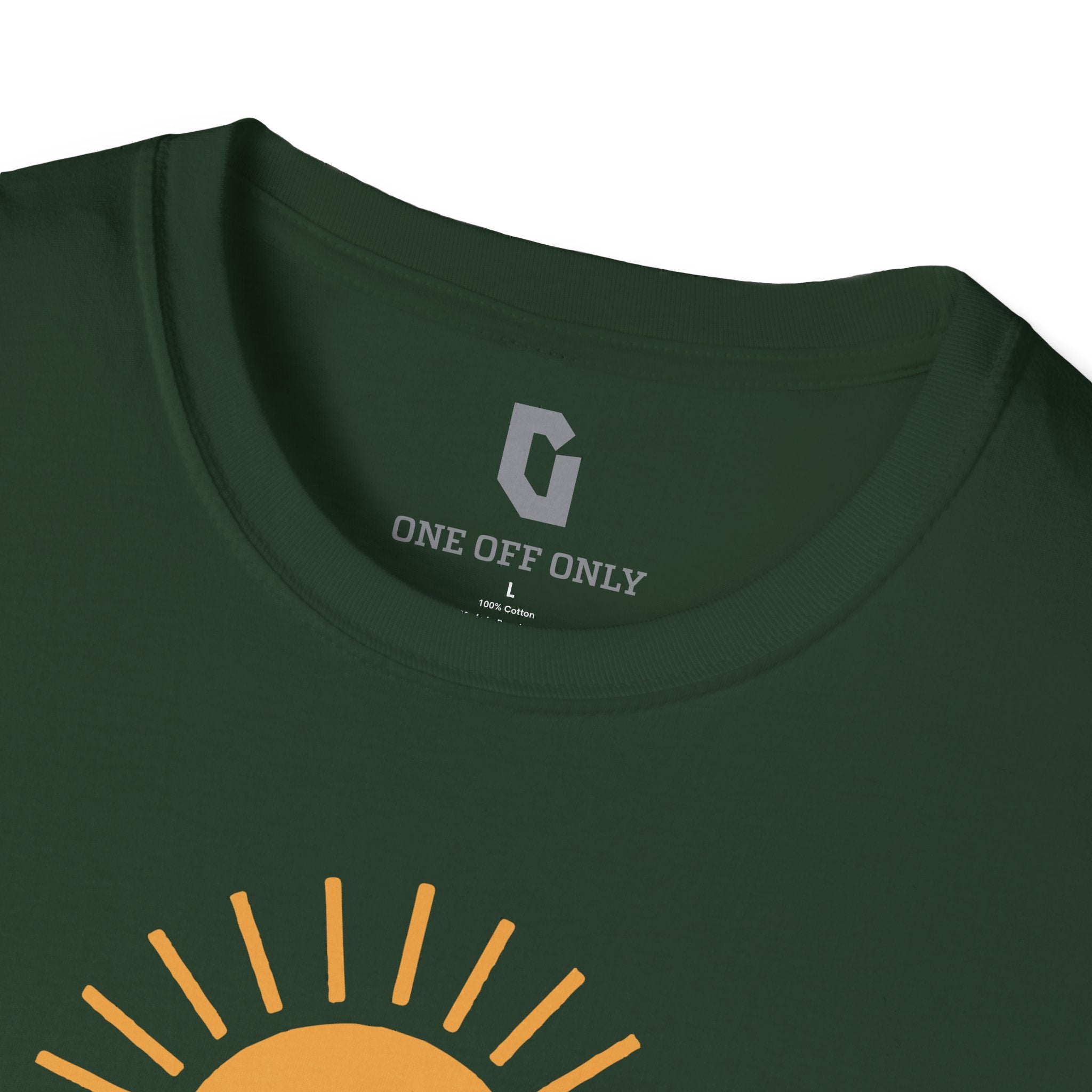 High-quality unisex tee featuring soft, pre-shrunk cotton and a minimalist print
