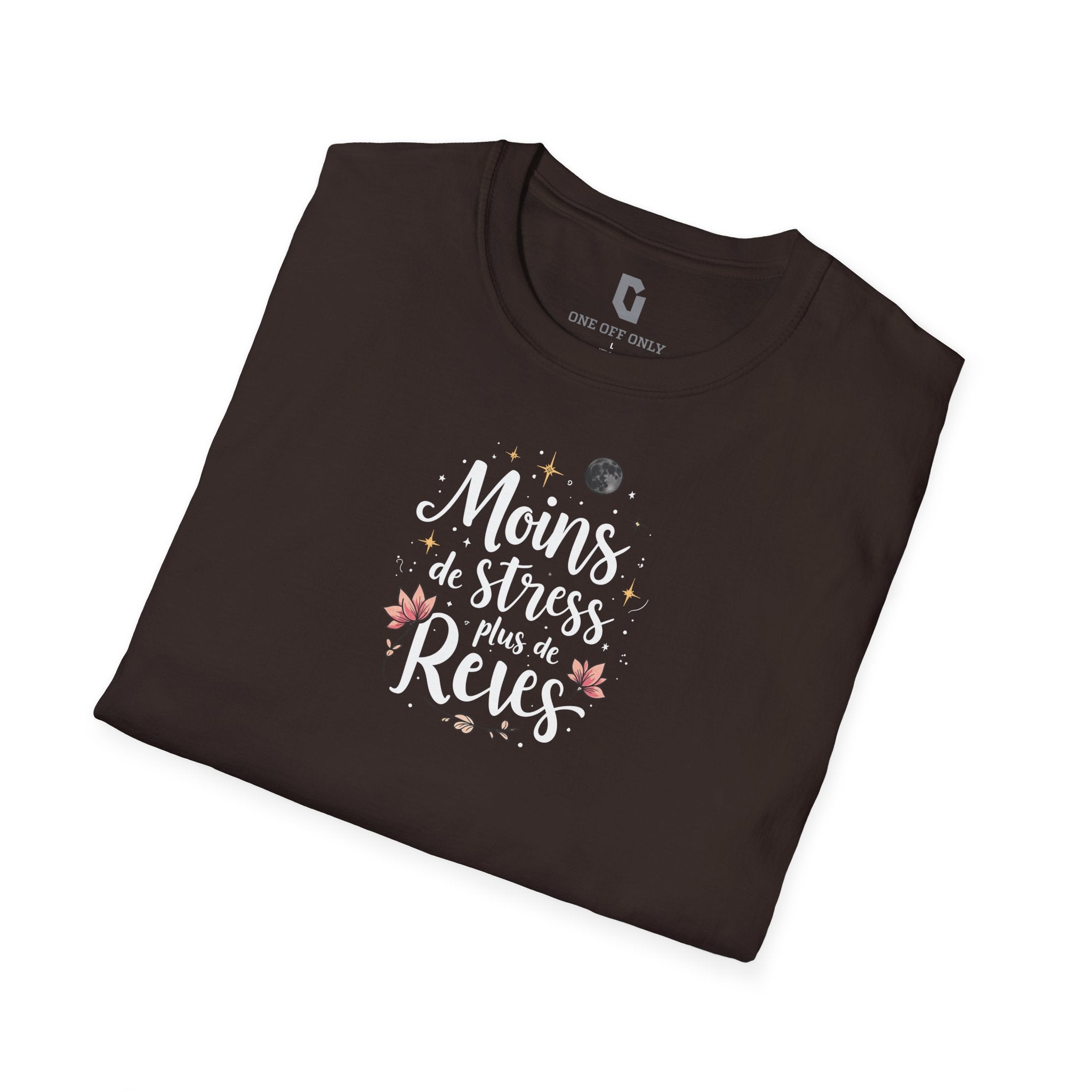 High-quality unisex tee featuring soft, pre-shrunk cotton and a minimalist print