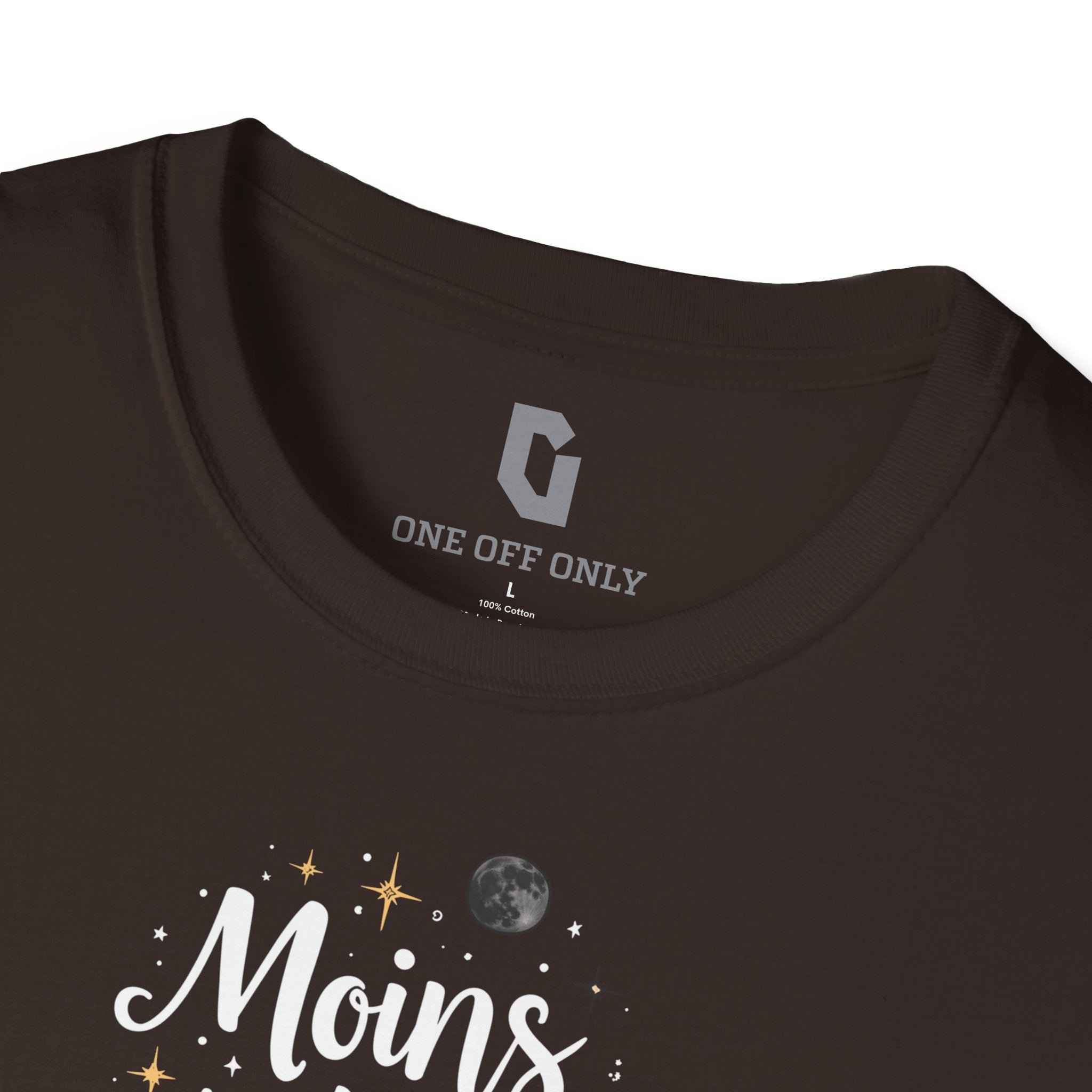 High-quality unisex tee featuring soft, pre-shrunk cotton and a minimalist print