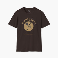 High-quality unisex tee featuring soft, pre-shrunk cotton and a minimalist print