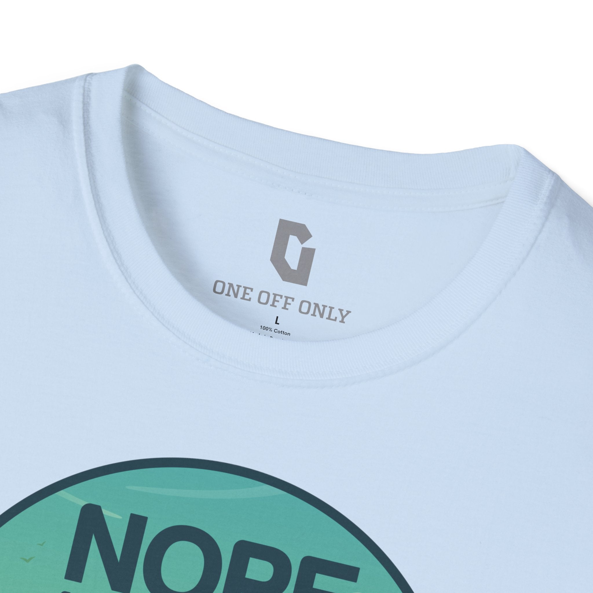 High-quality unisex tee featuring soft, pre-shrunk cotton and a minimalist print