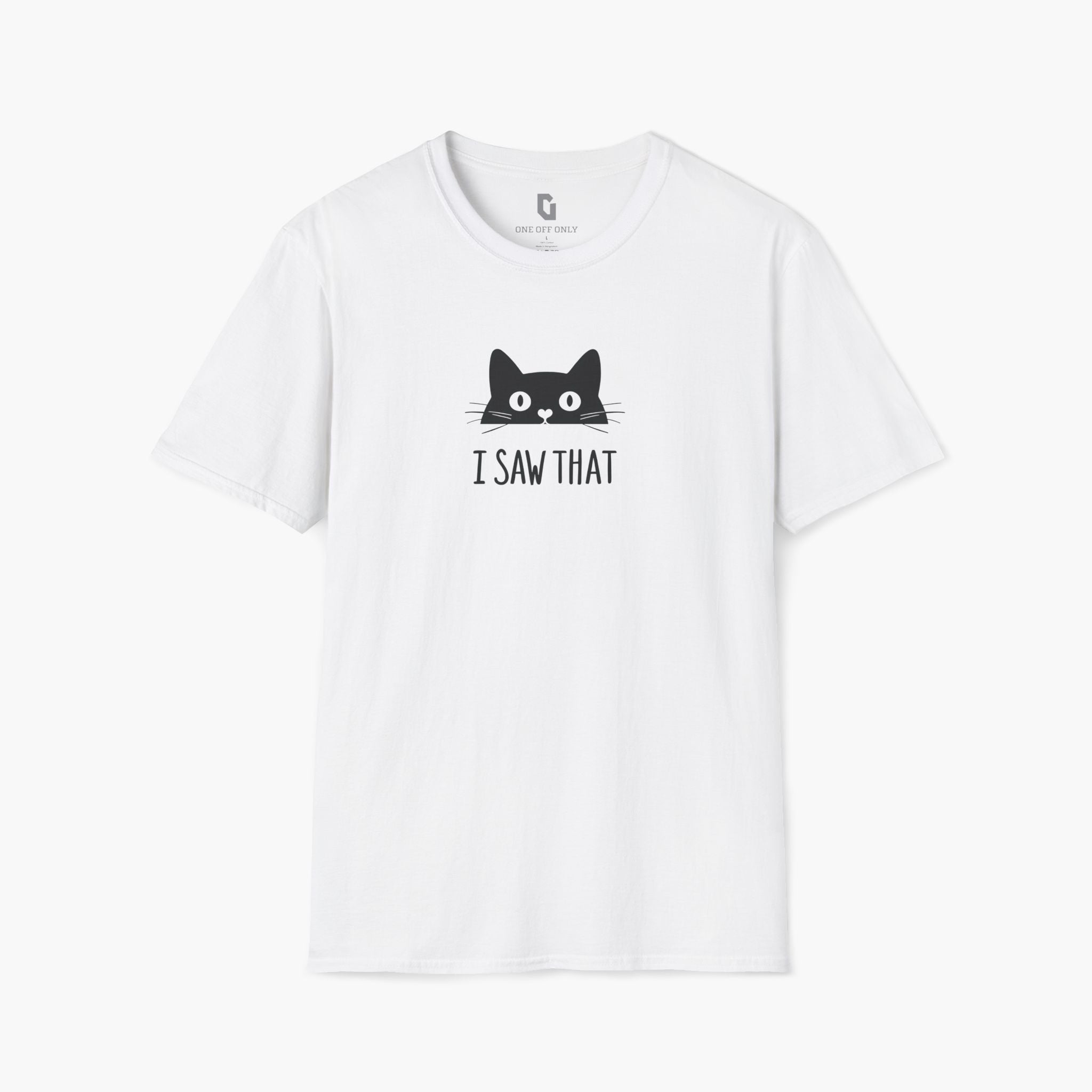 High-quality unisex tee featuring soft, pre-shrunk cotton and a minimalist print