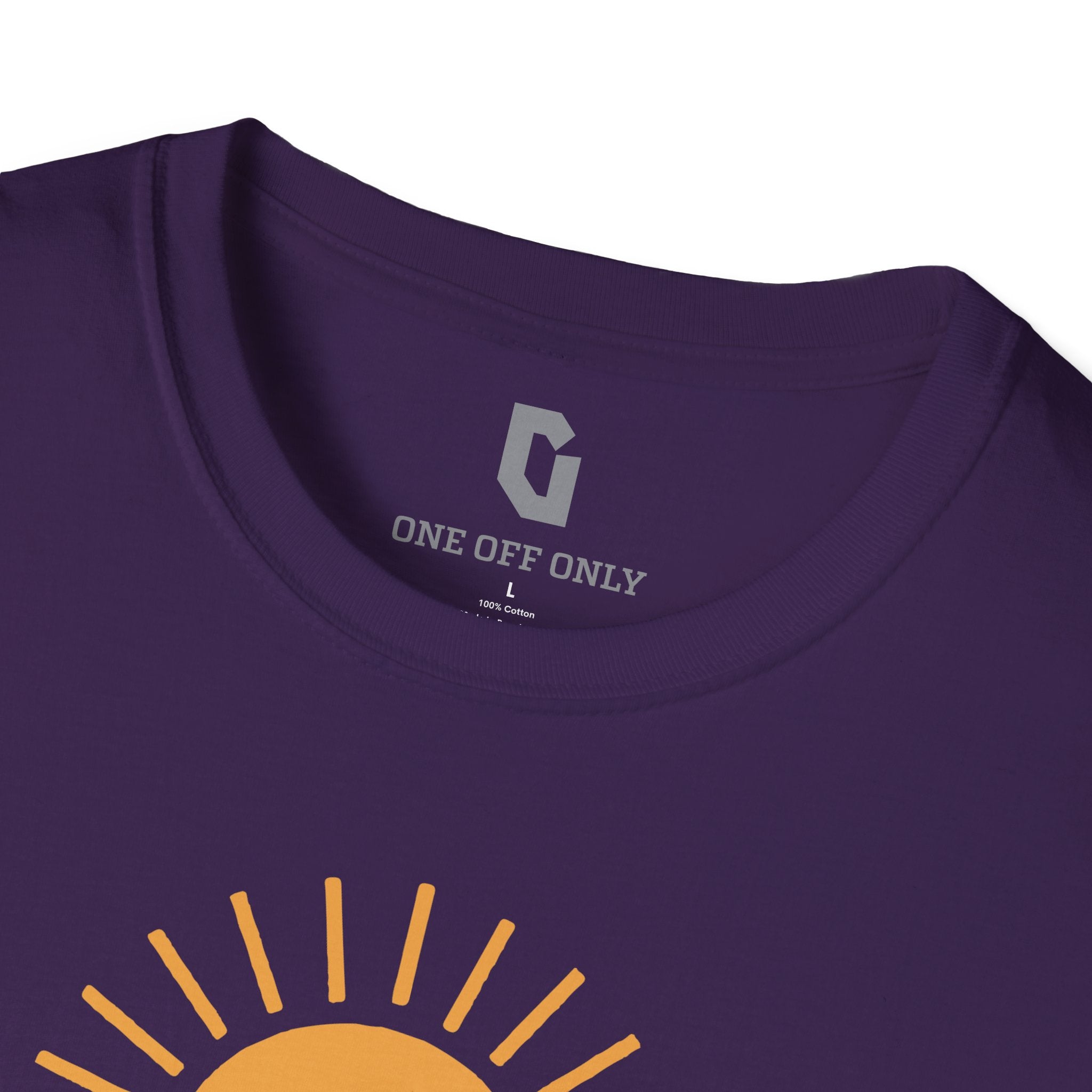 High-quality unisex tee featuring soft, pre-shrunk cotton and a minimalist print