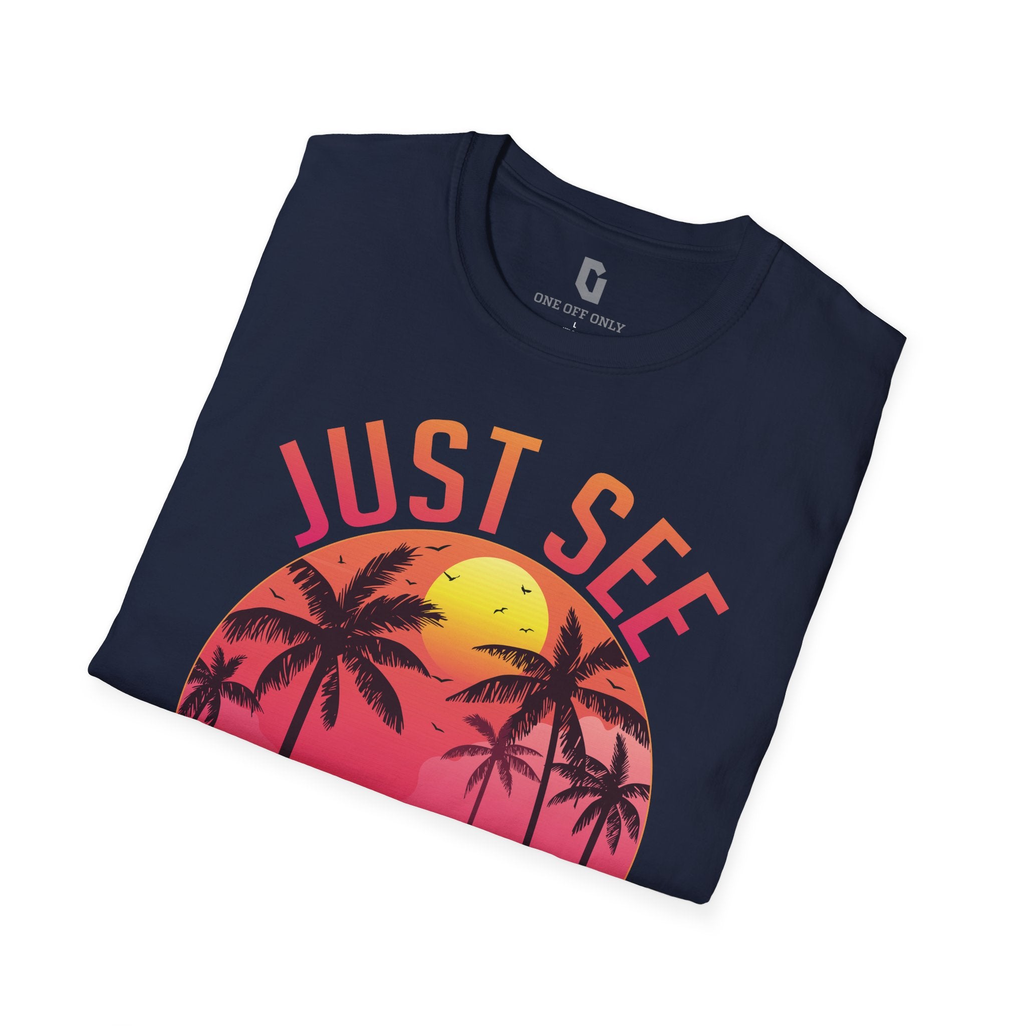 High-quality unisex tee featuring soft, pre-shrunk cotton and a minimalist print