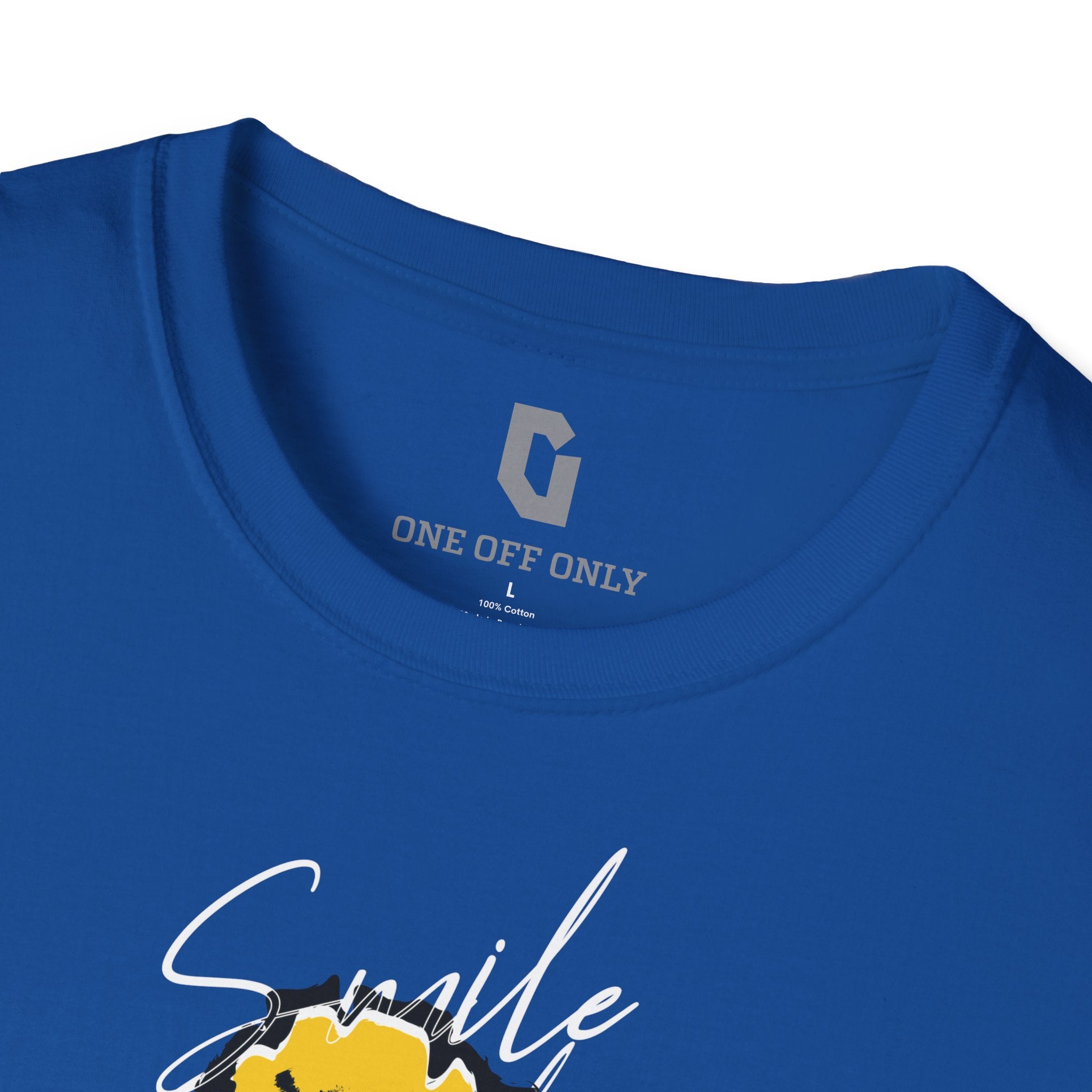 High-quality unisex tee featuring soft, pre-shrunk cotton and a minimalist print