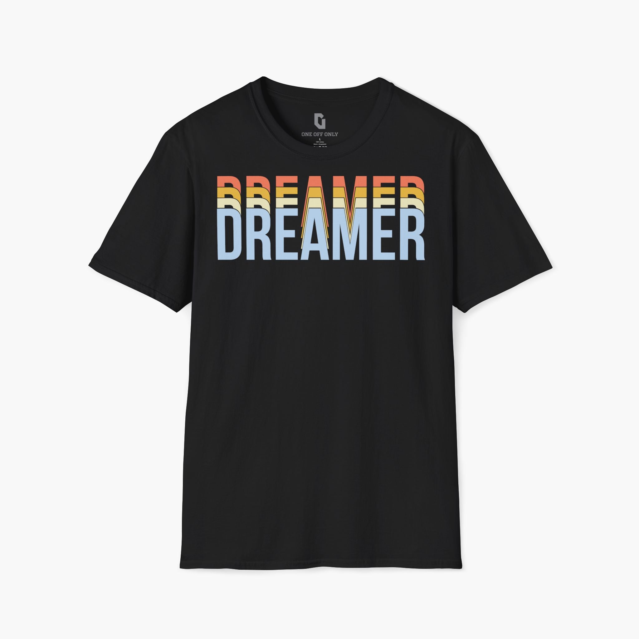 High-quality unisex tee featuring soft, pre-shrunk cotton and a minimalist print