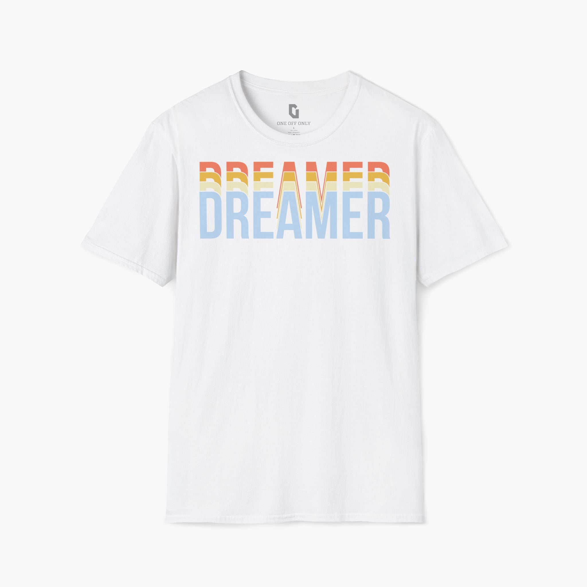 High-quality unisex tee featuring soft, pre-shrunk cotton and a minimalist print