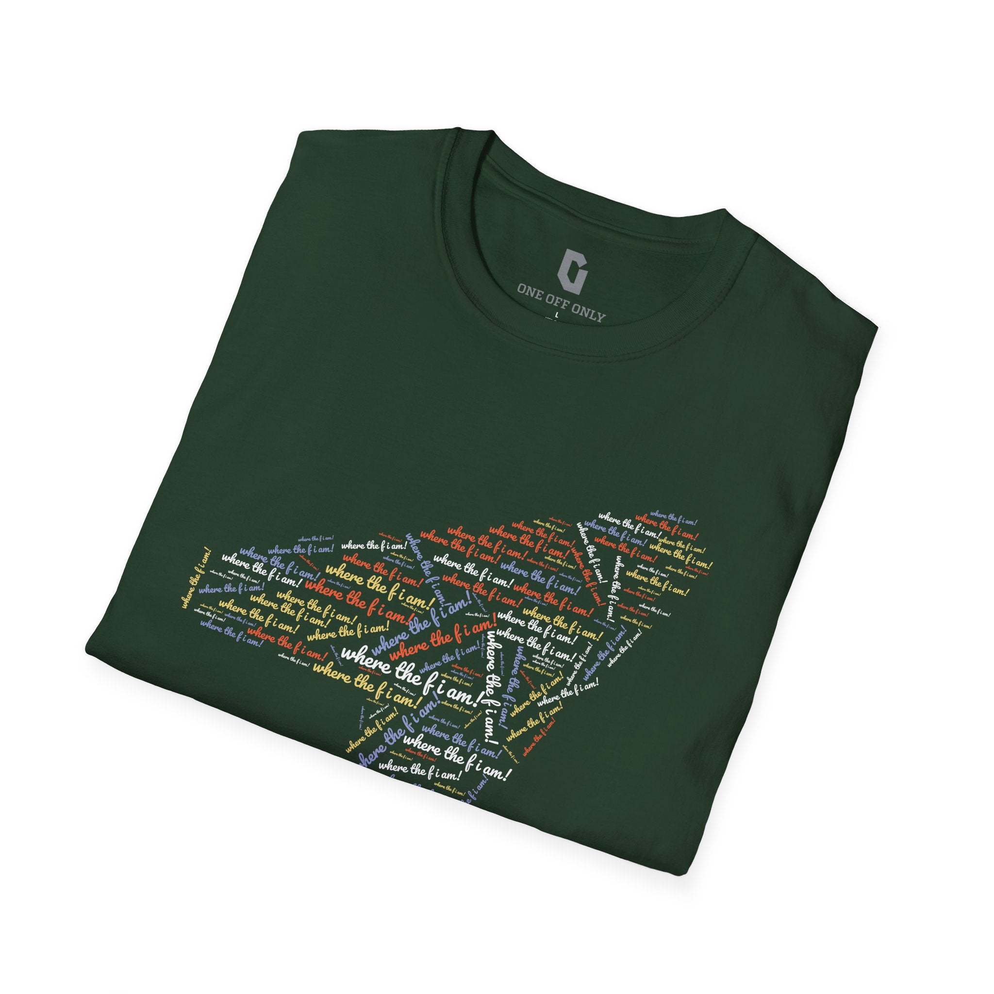 High-quality unisex tee featuring soft, pre-shrunk cotton and a minimalist print