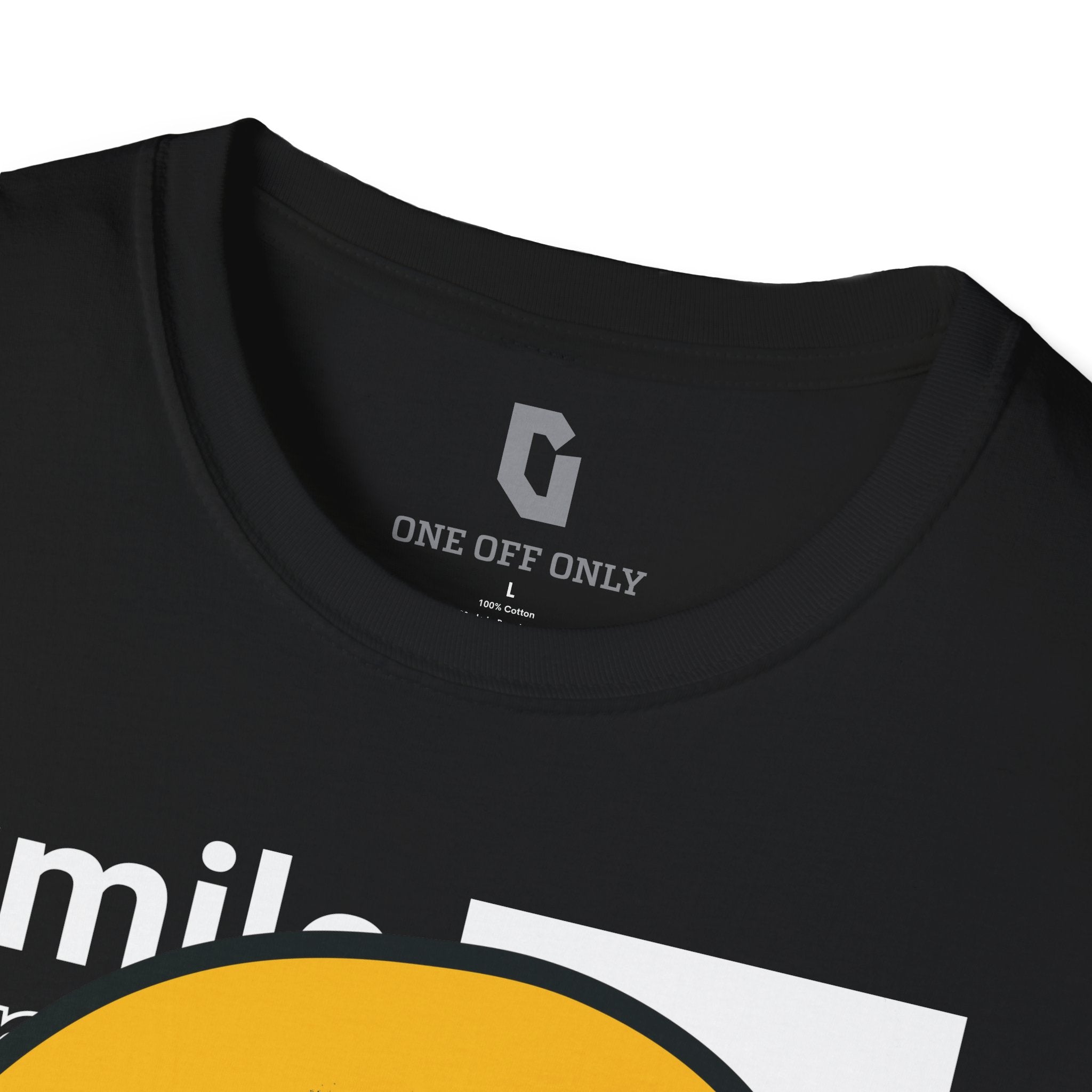 High-quality unisex tee featuring soft, pre-shrunk cotton and a minimalist print