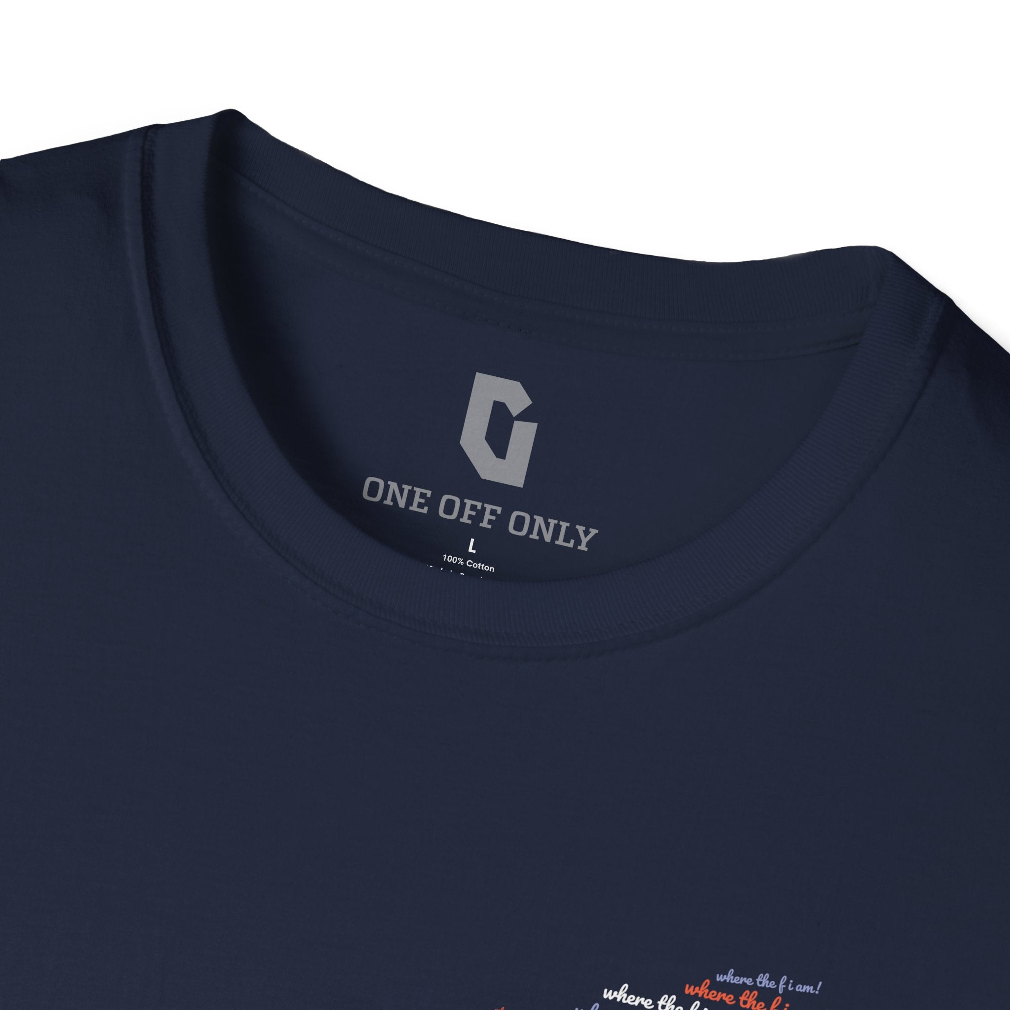 High-quality unisex tee featuring soft, pre-shrunk cotton and a minimalist print