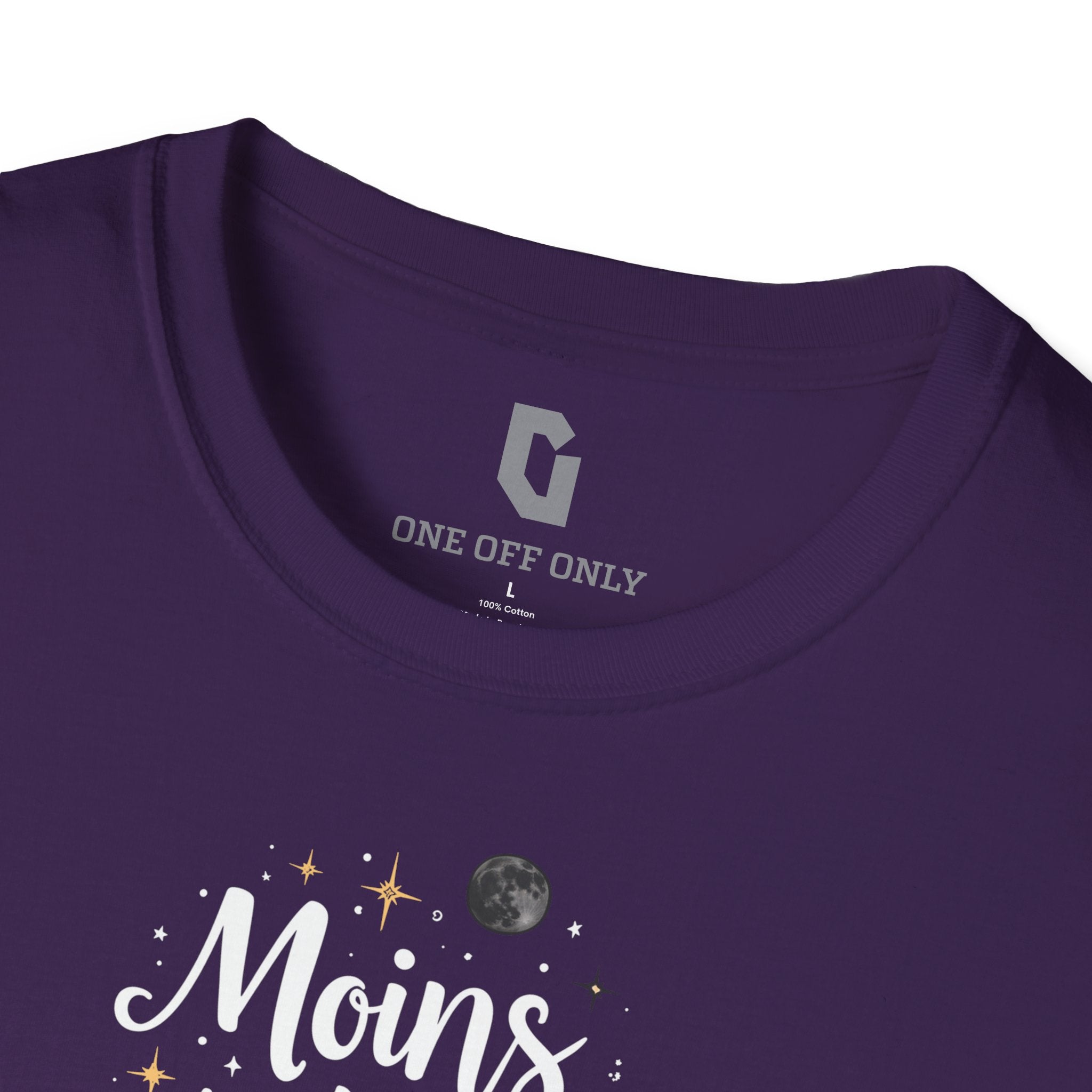 High-quality unisex tee featuring soft, pre-shrunk cotton and a minimalist print