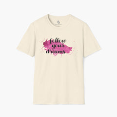 High-quality unisex tee featuring soft, pre-shrunk cotton and a minimalist print