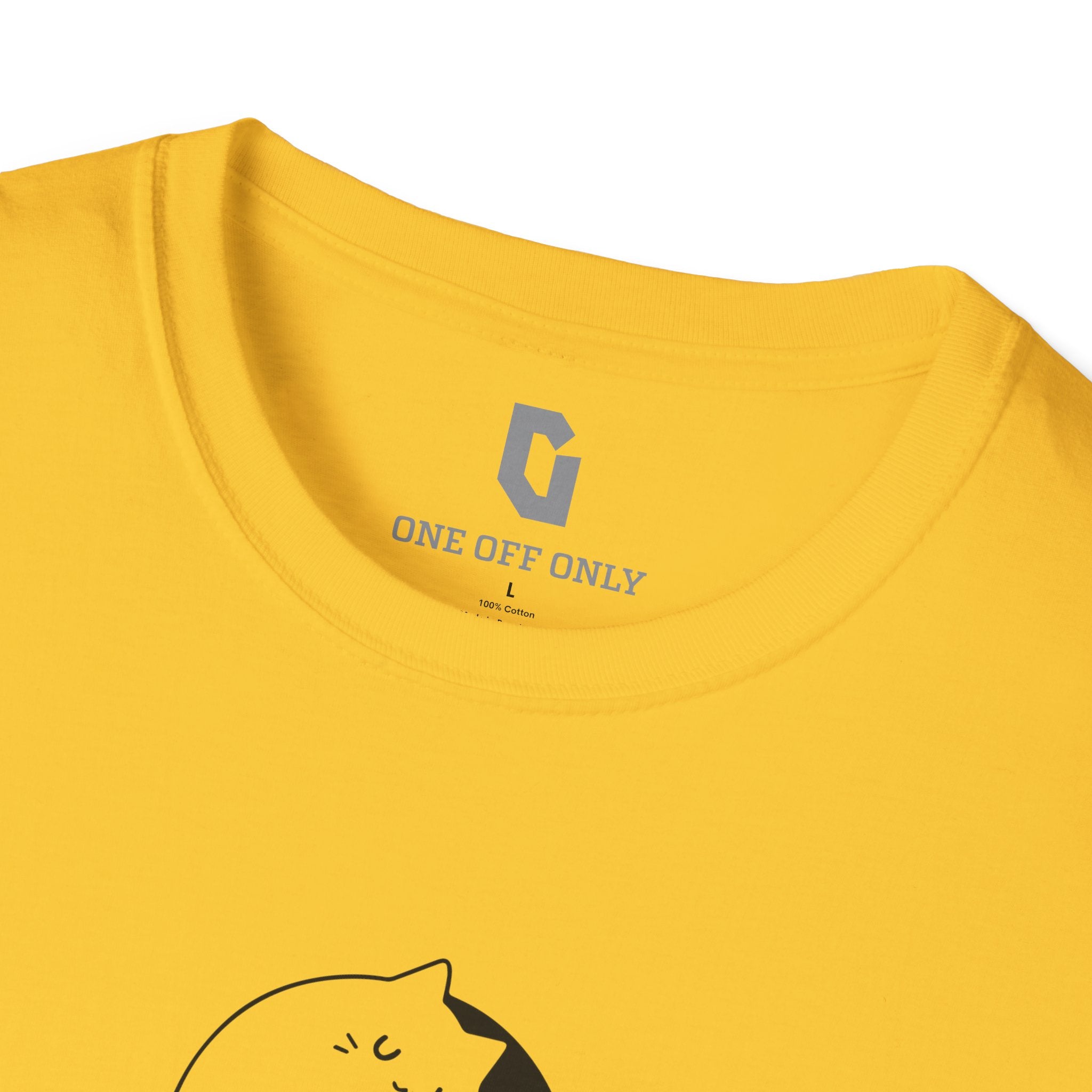 High-quality unisex tee featuring soft, pre-shrunk cotton and a minimalist print