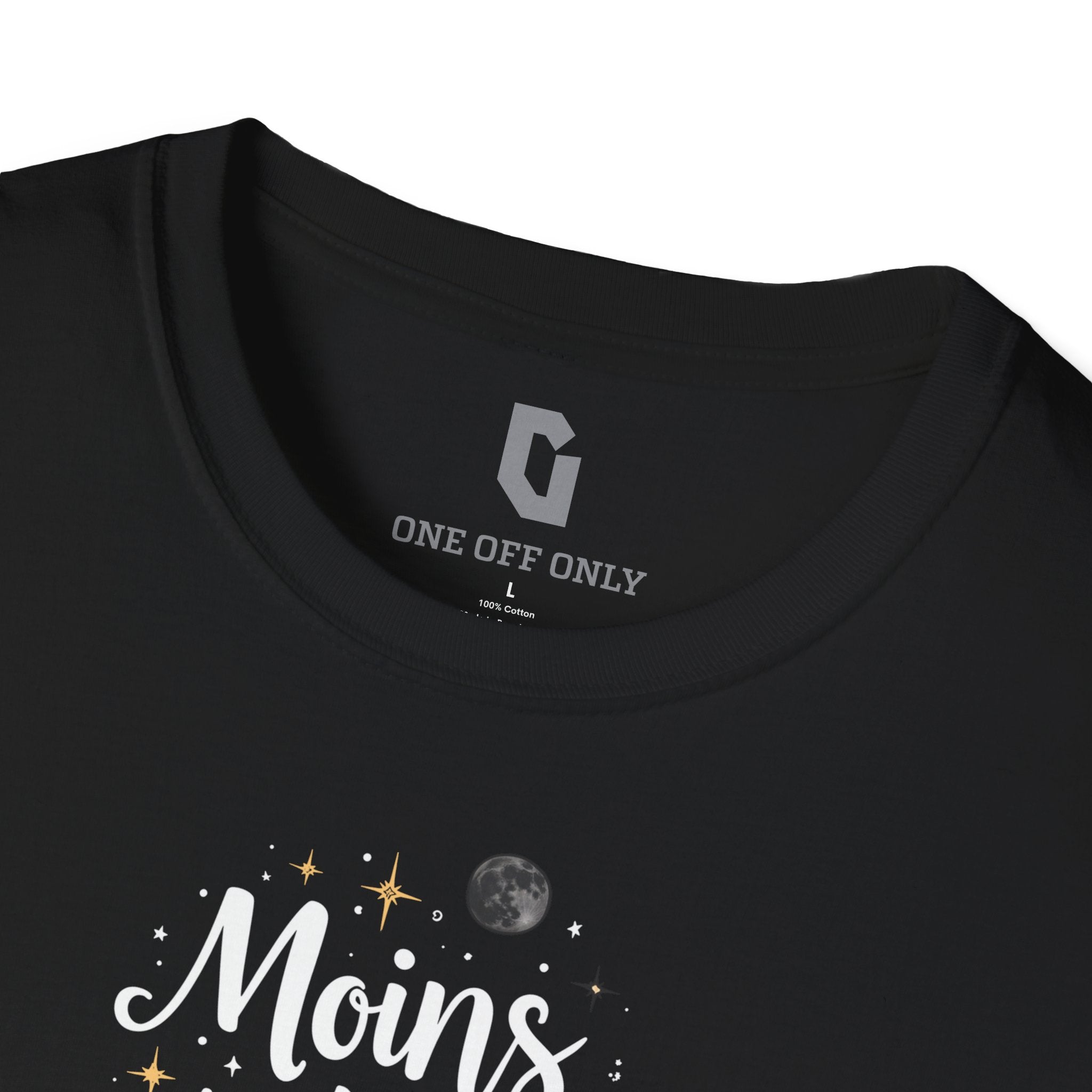 High-quality unisex tee featuring soft, pre-shrunk cotton and a minimalist print