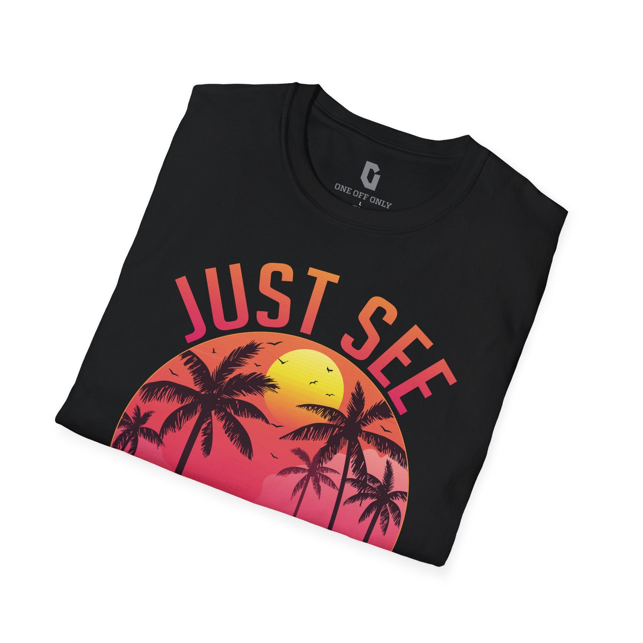 High-quality unisex tee featuring soft, pre-shrunk cotton and a minimalist print