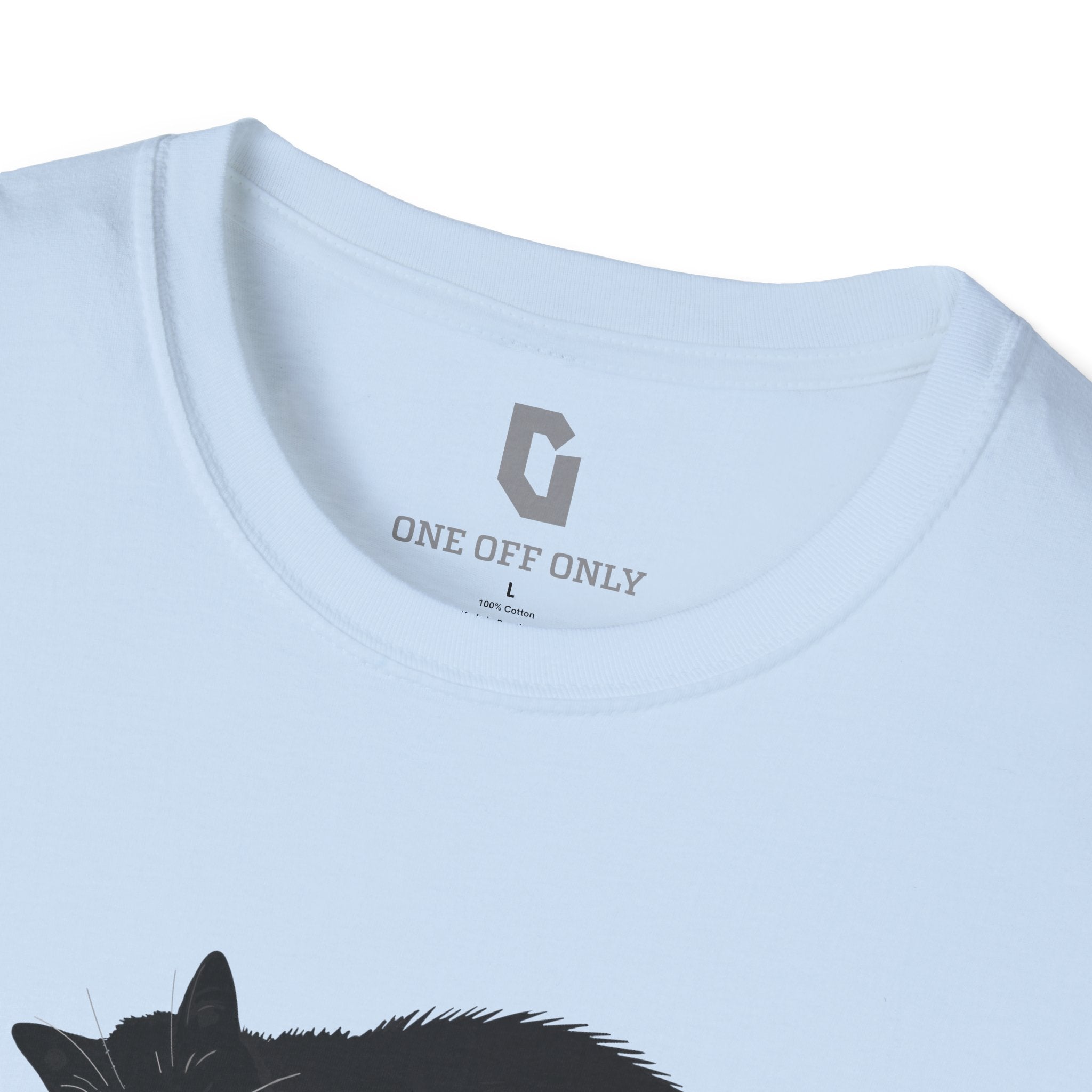 High-quality unisex tee featuring soft, pre-shrunk cotton and a minimalist print